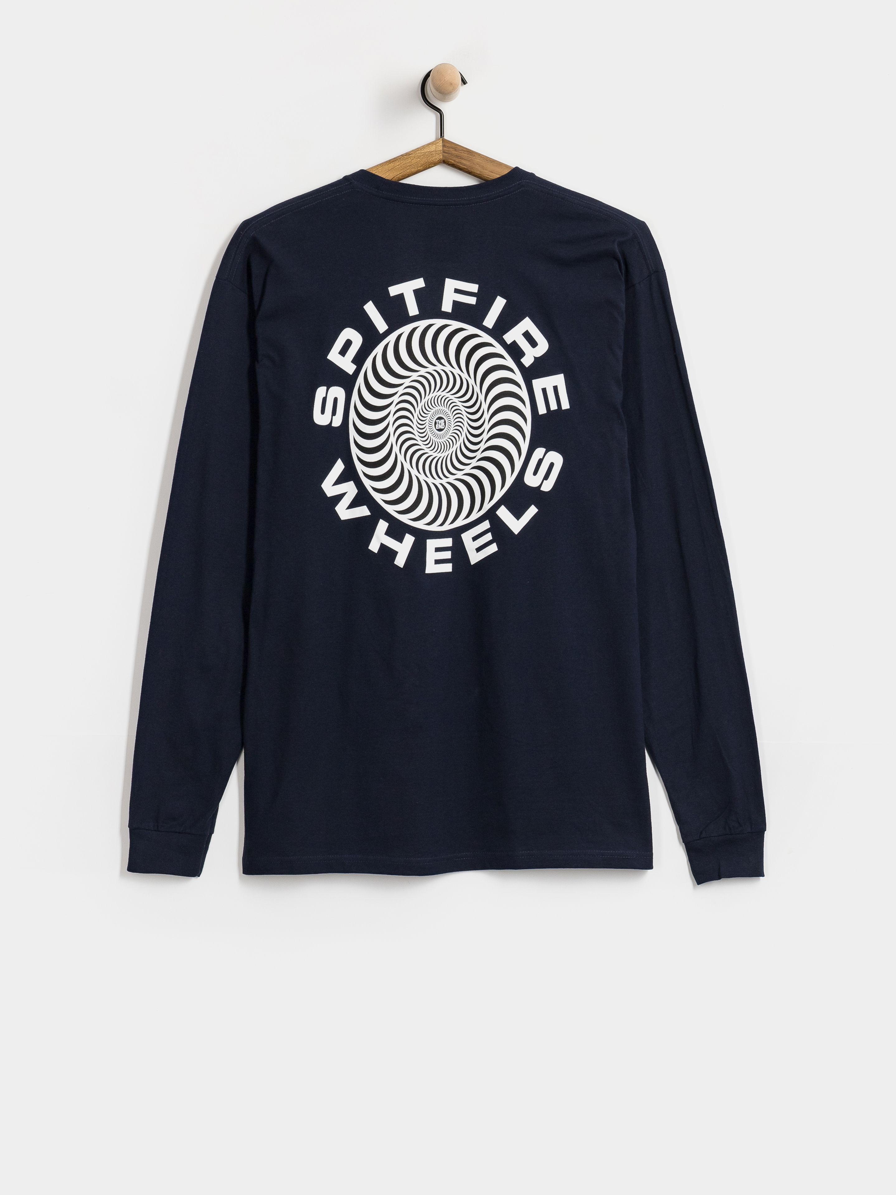 Longsleeve Spitfire Classic 87 Swirl Fill (navy w/white&black prints)