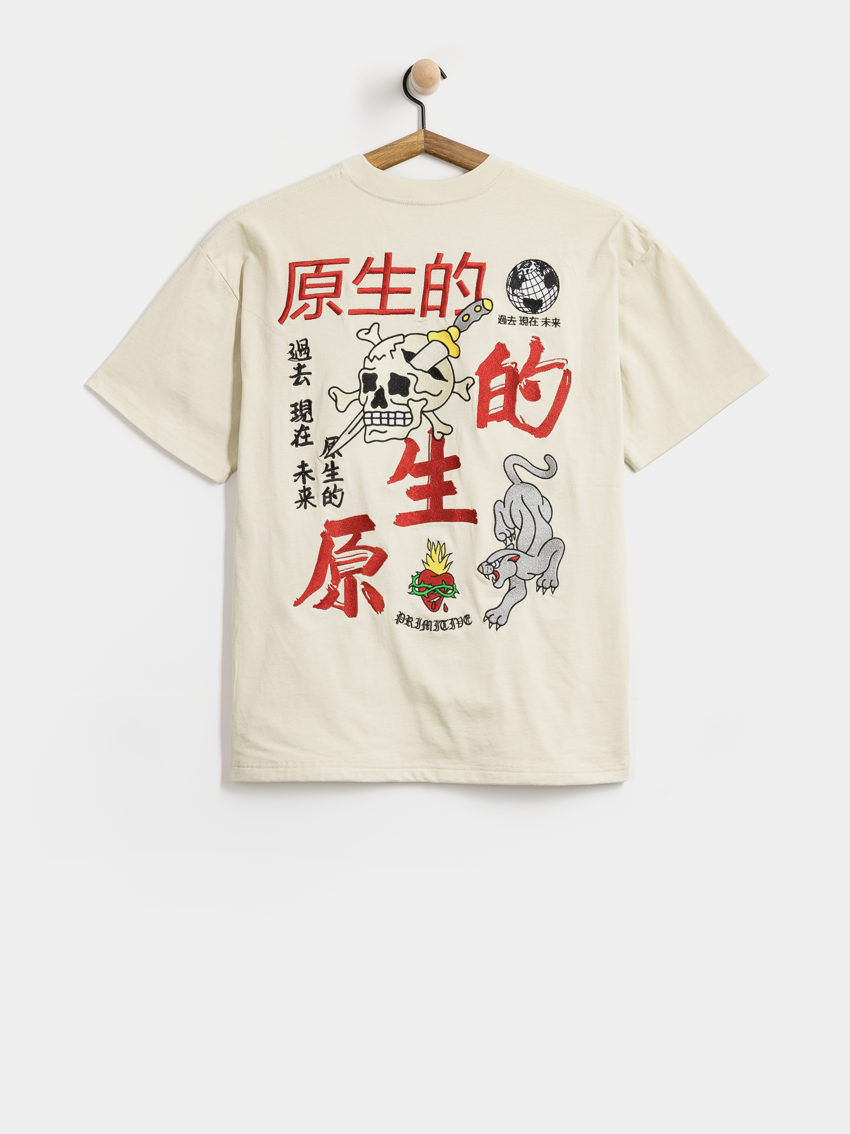 Tricou Primitive Outsider (natural)
