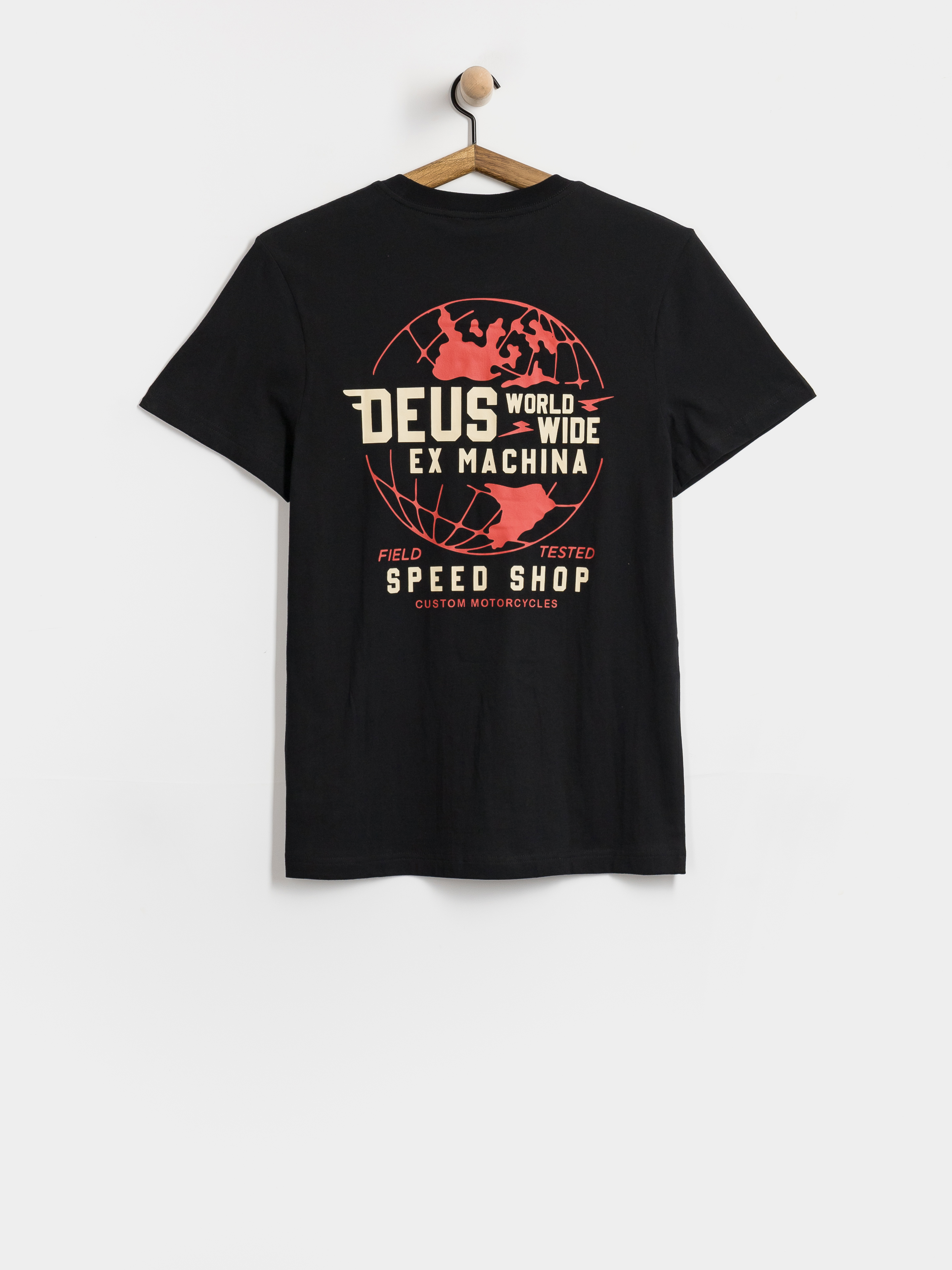 Tricou Deus Ex Machina Global Spark (black)