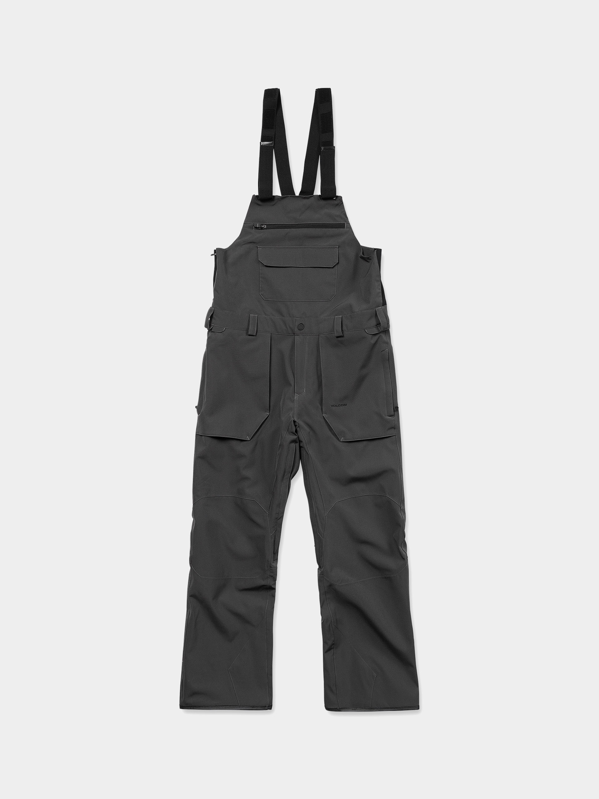 Pentru bărbați Pantaloni pentru snowboard Volcom Roan Bib Overall (dark grey)