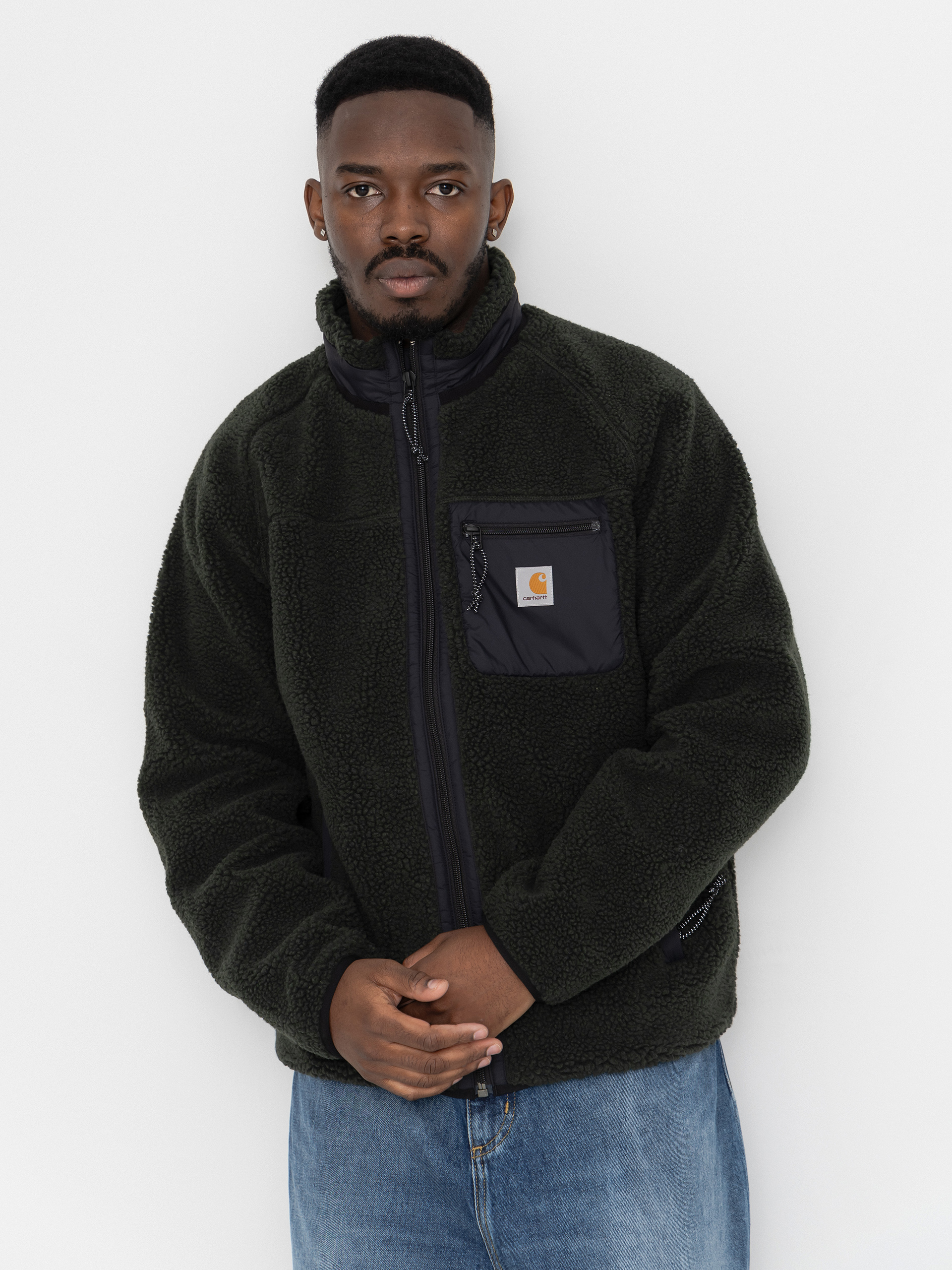 Geacă Carhartt WIP Prentis (raven/black)