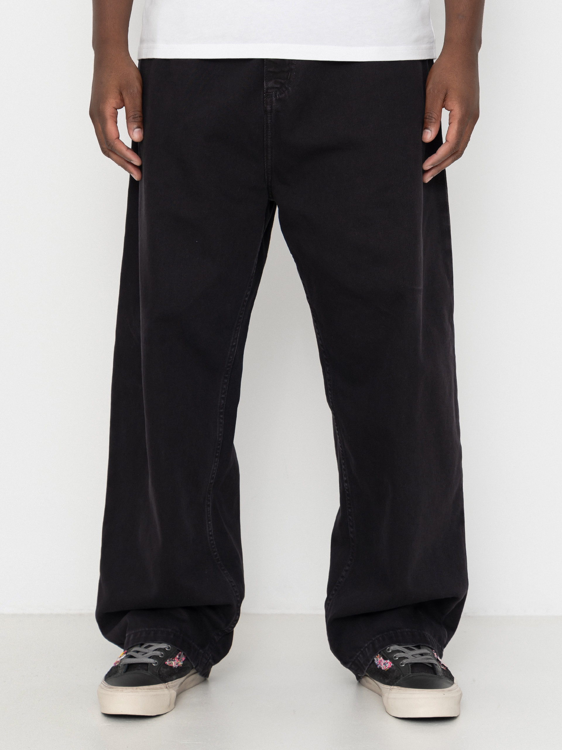 Pantaloni Carhartt WIP Brandon (soot/stone dyed)