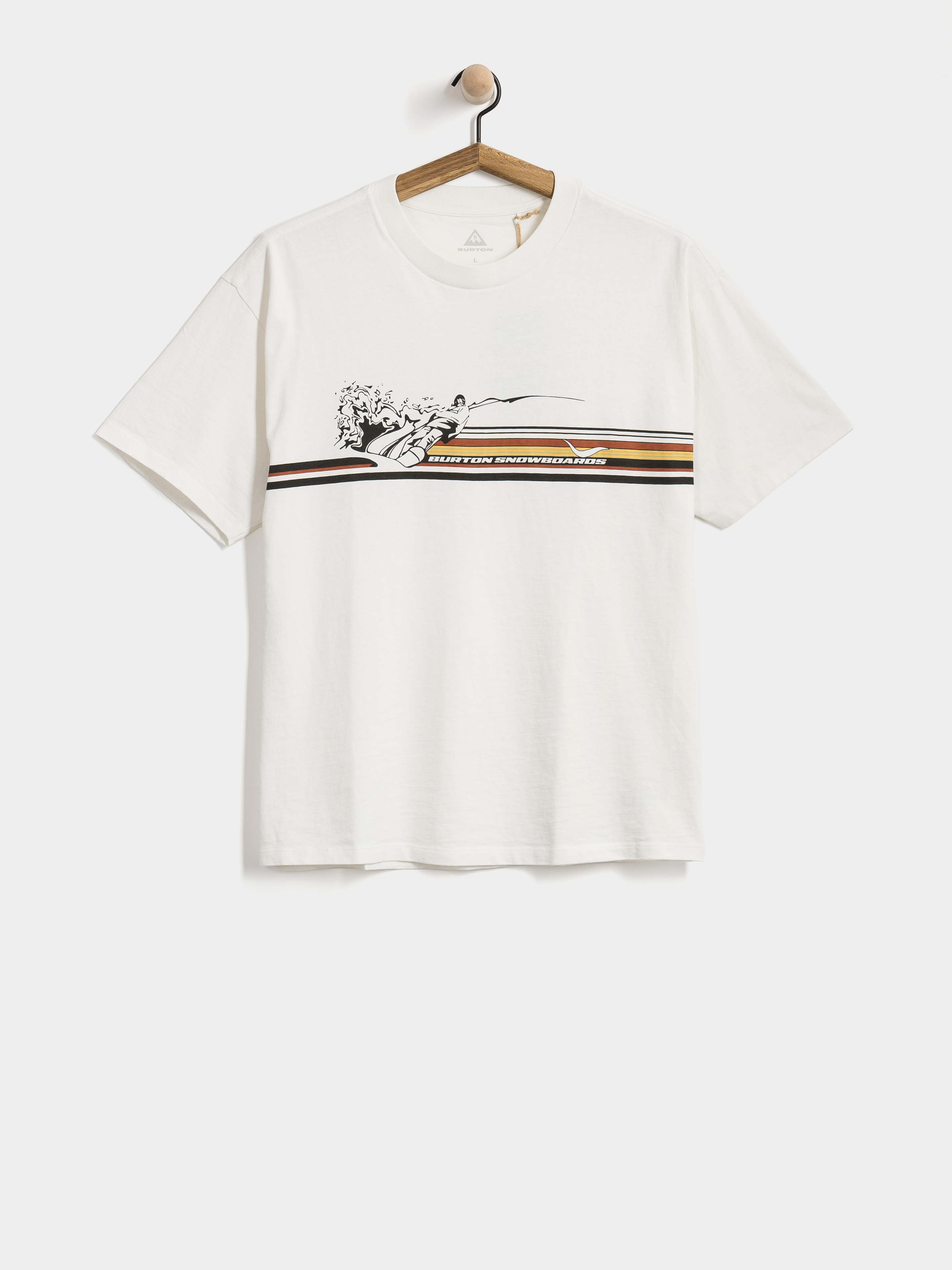 Tricou termic Burton 50TH 90s (stout white)