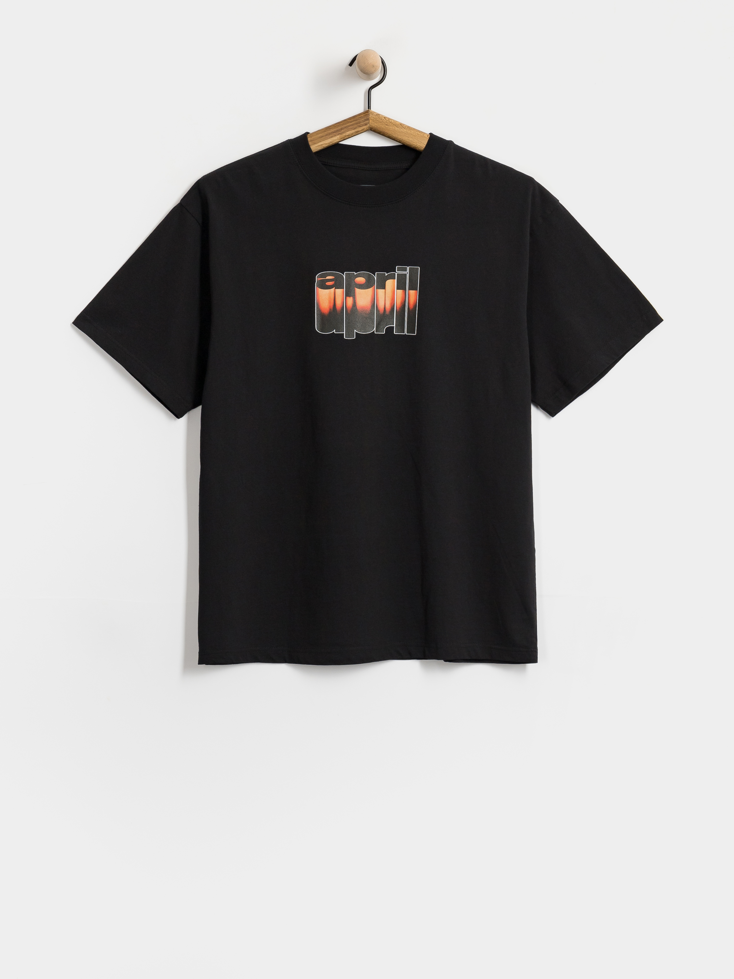 Tricou April Skateboards Rusted Over (black)