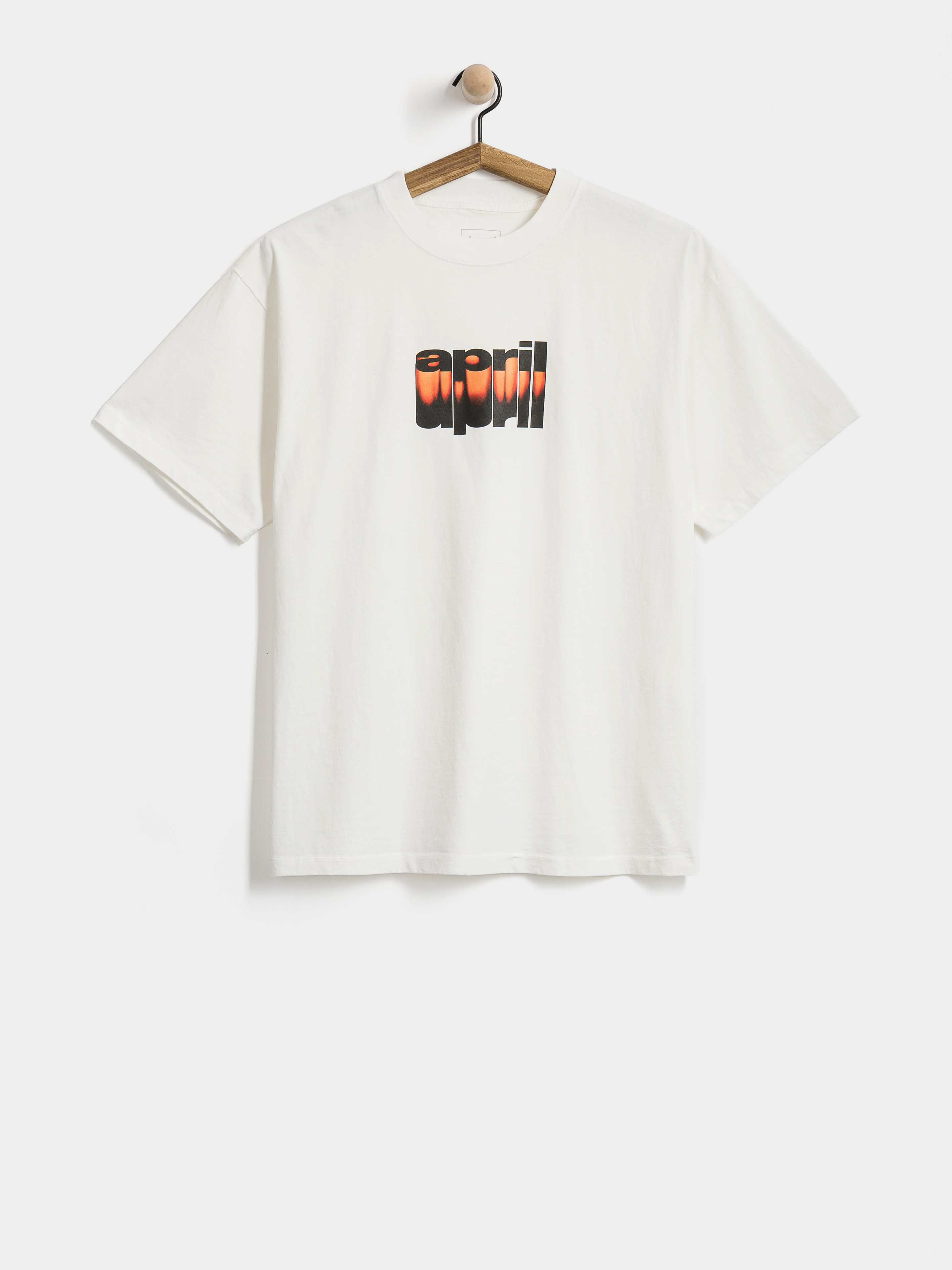 Tricou April Skateboards Rusted Over (white)