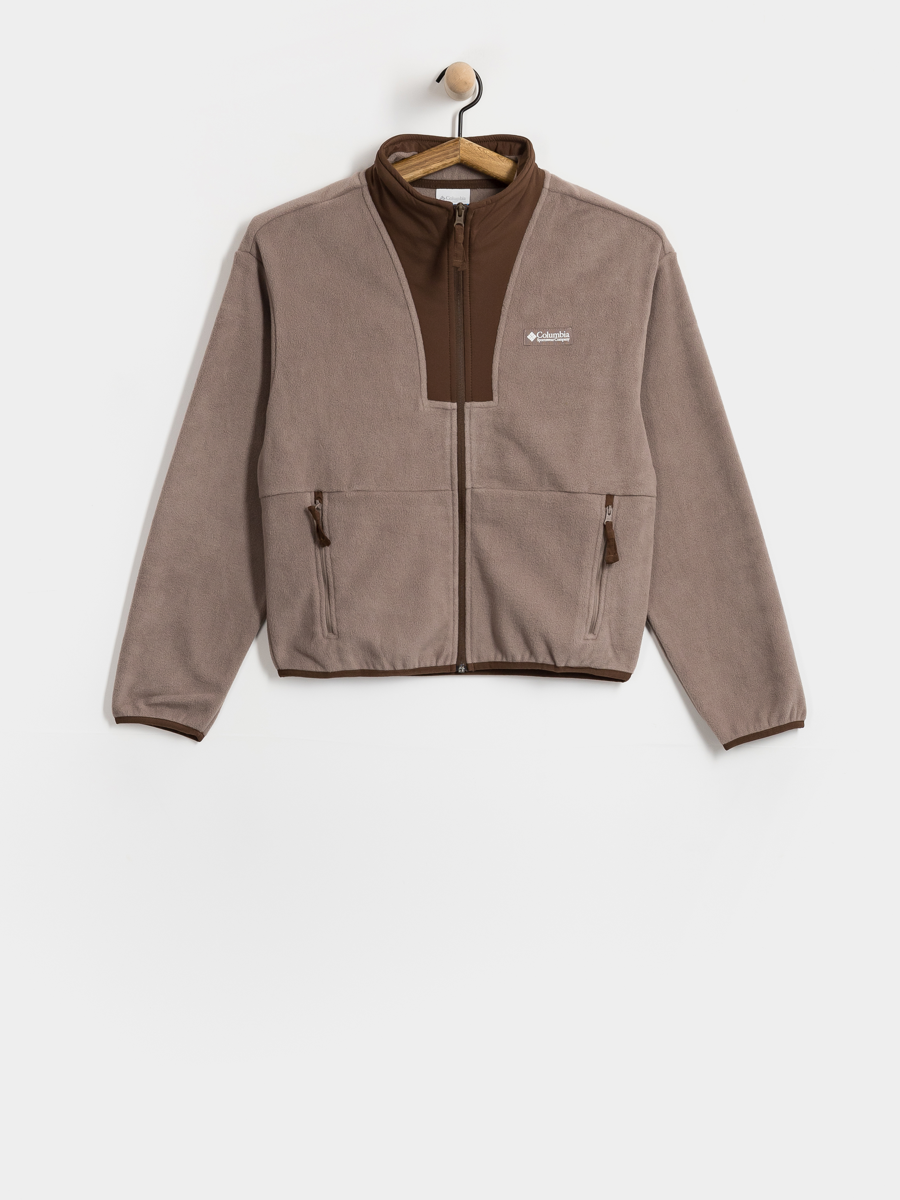 Pentru femei Hanorac din fleece Columbia Sequoia Grove II Full Zip (iron/tobacco)