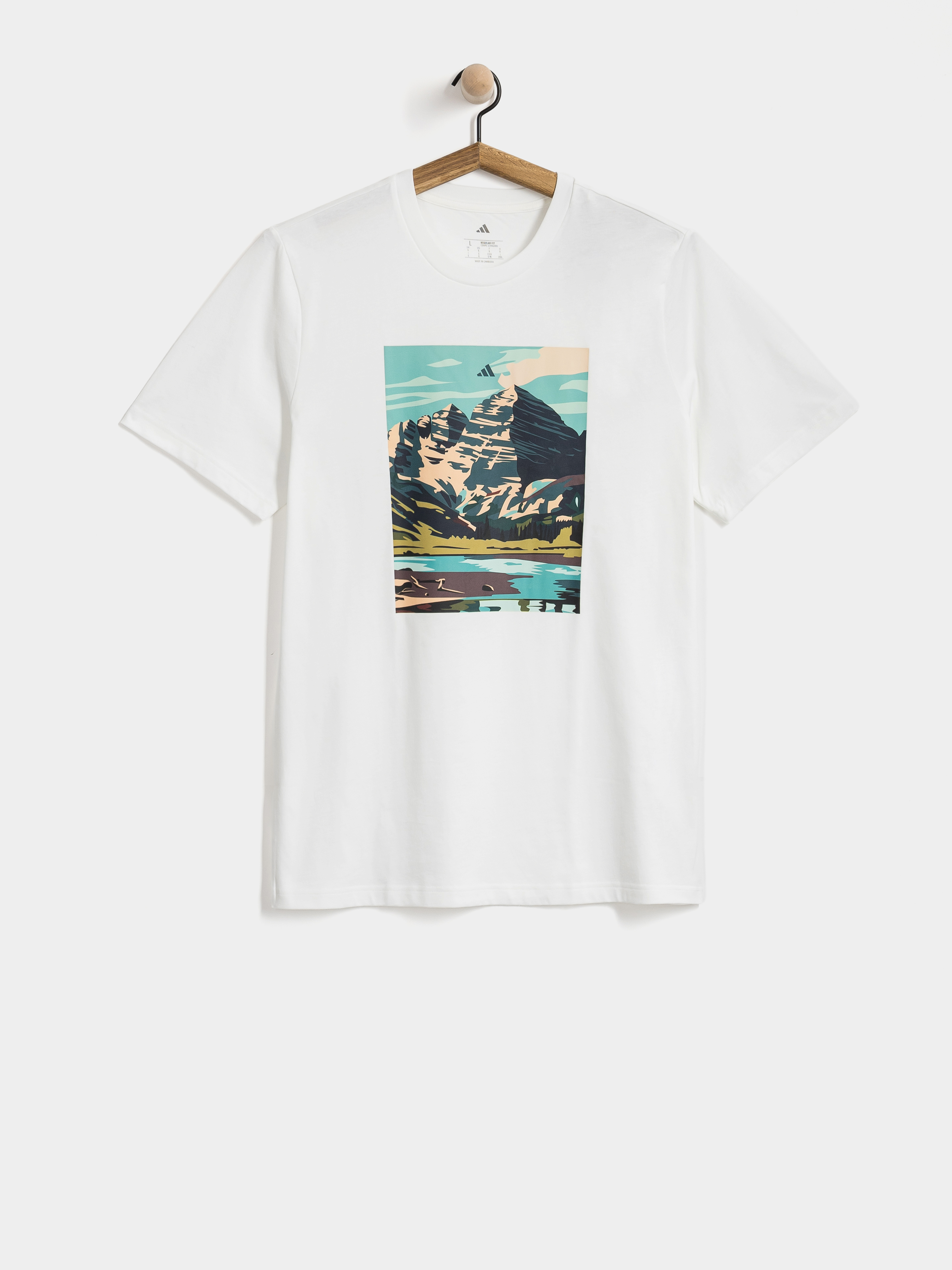 Tricou adidas M Nature G T (white)