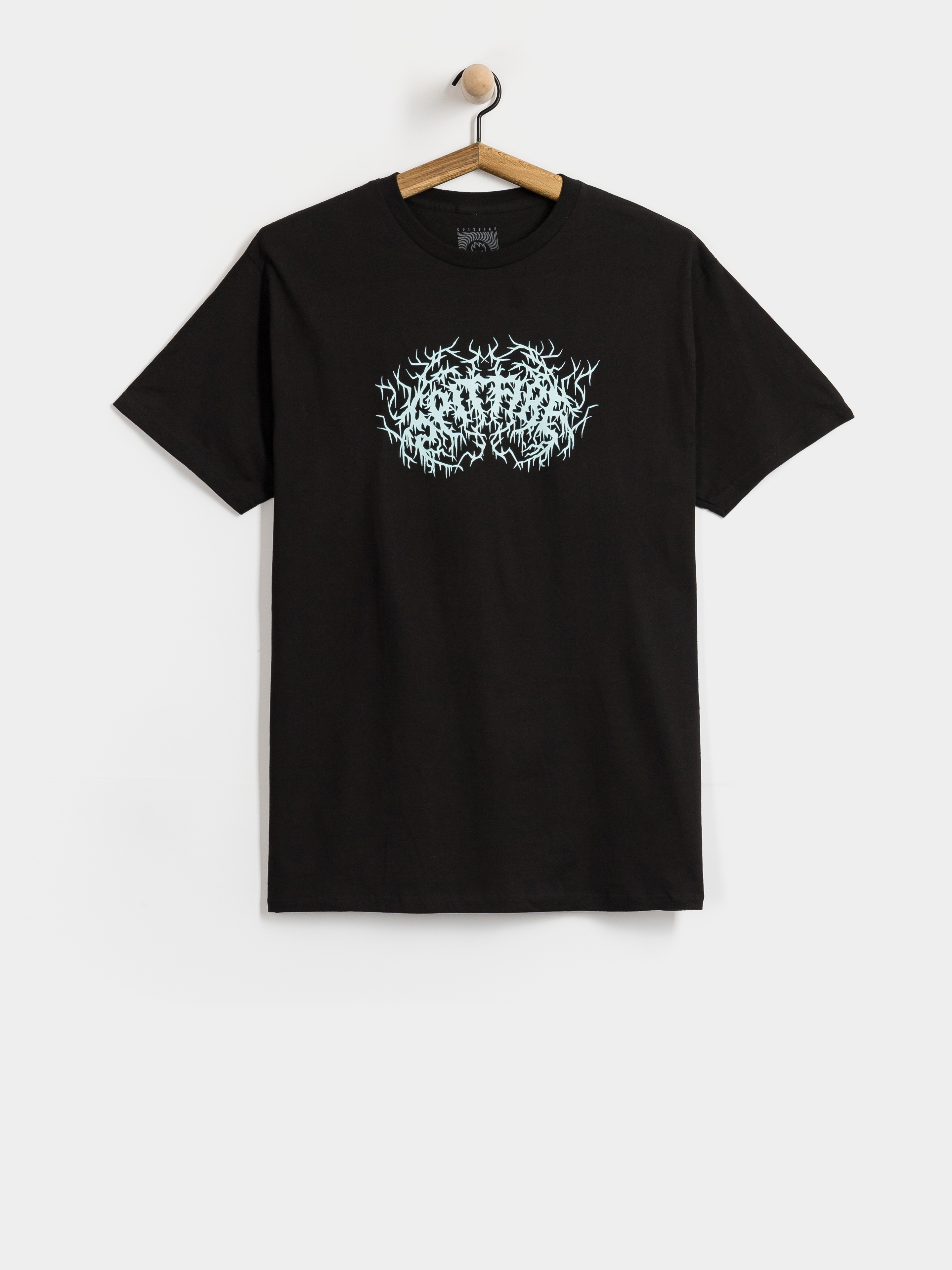 Tricou Spitfire Deathmask Script Glow (black)