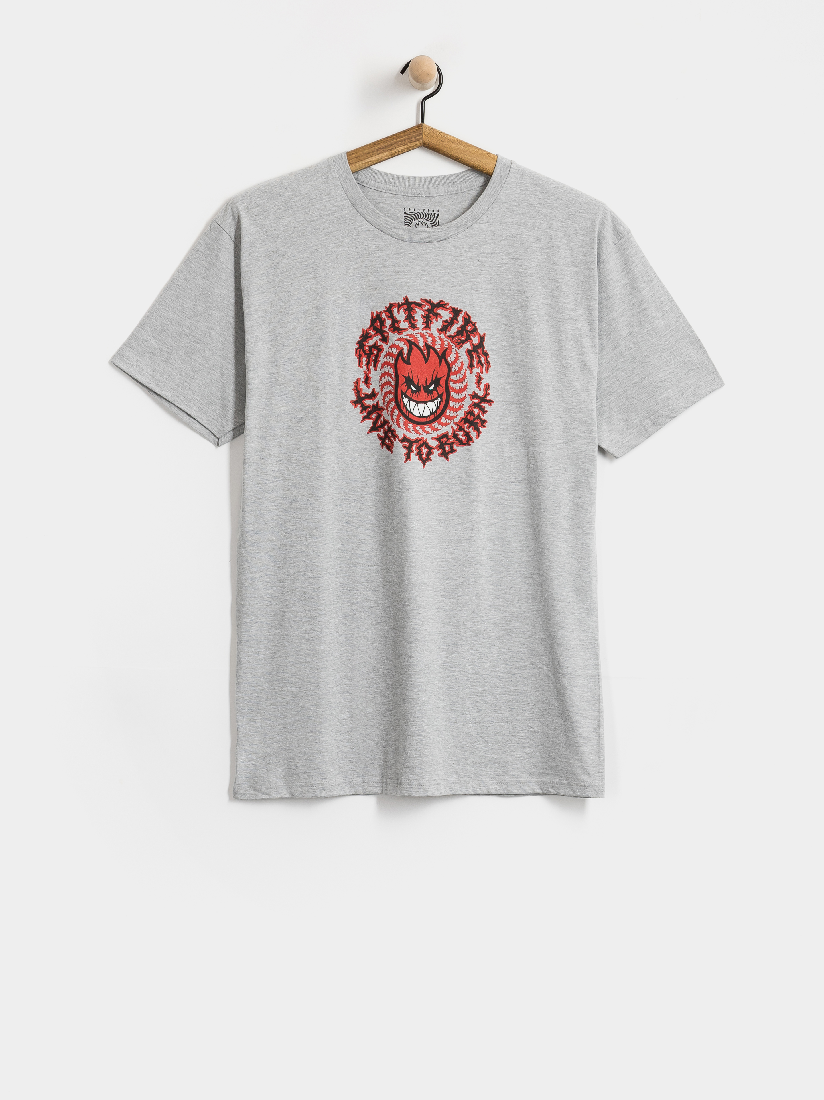 Tricou Spitfire Deathmask Classic Multicolor (heather grey)