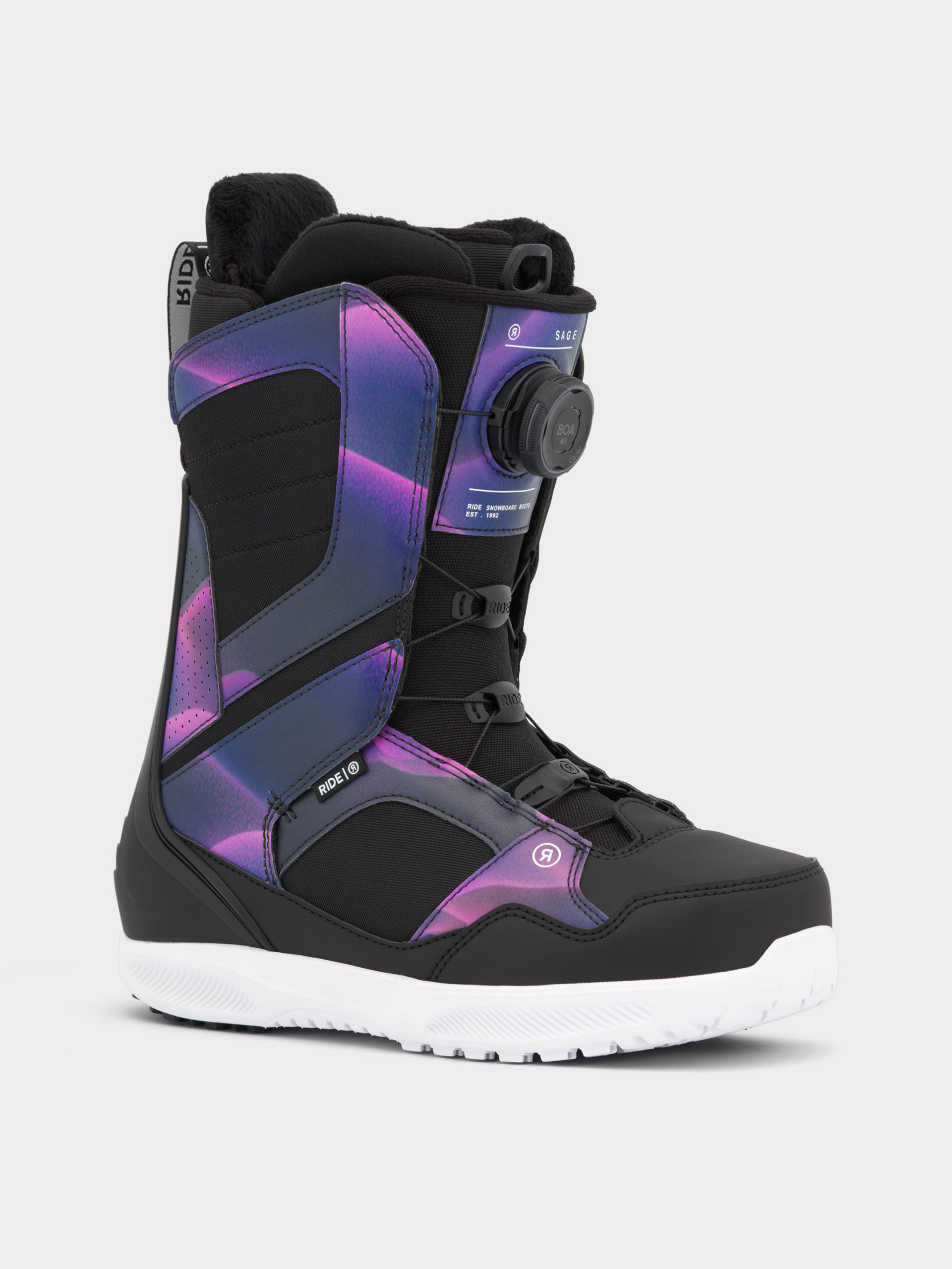 u00cencu0103lu021bu0103minte pentru snowboard Ride Sage Wmn (purple)