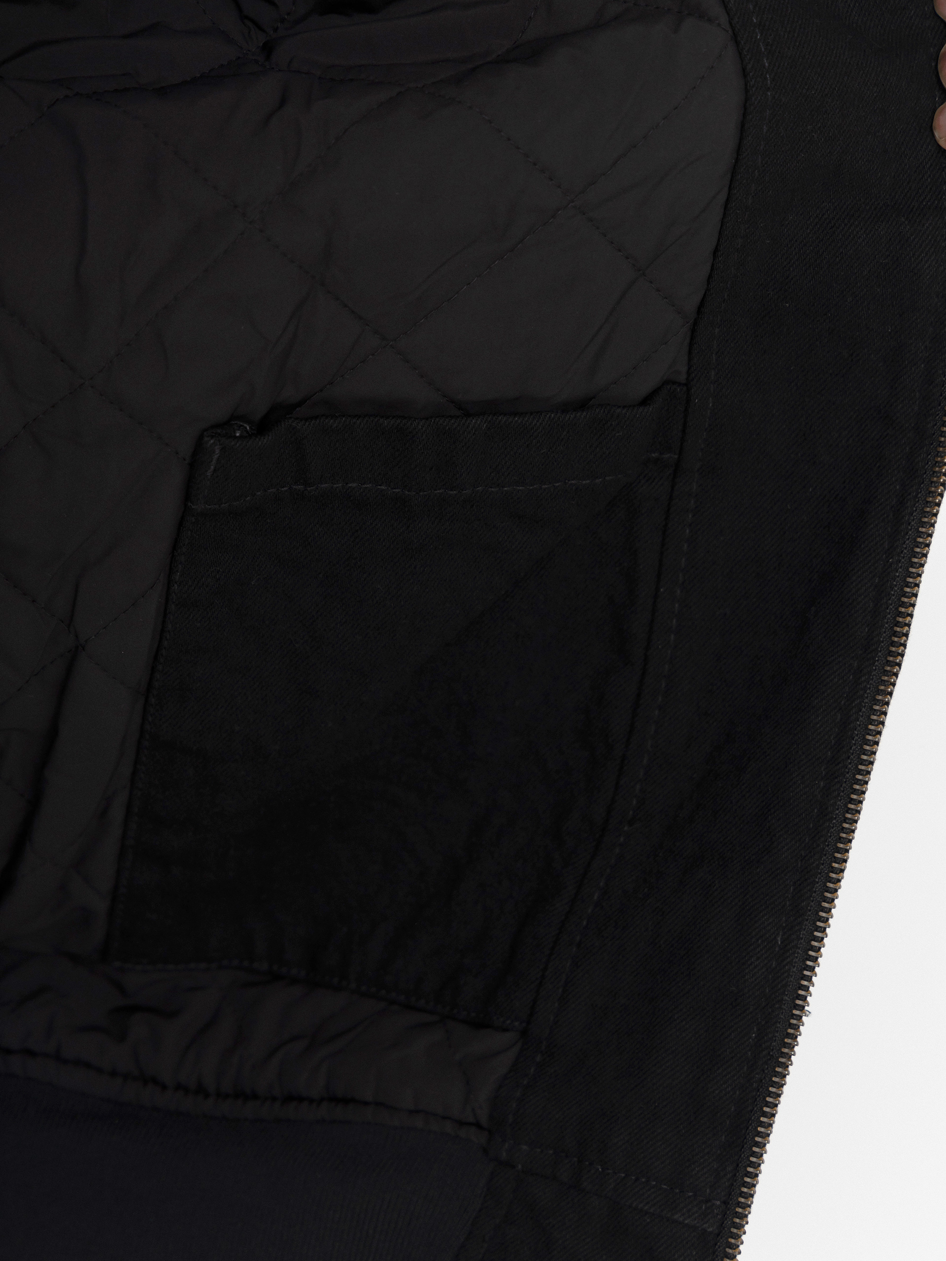 Geacă Dickies Hilham Lined Denim Hooded Bomber (black)