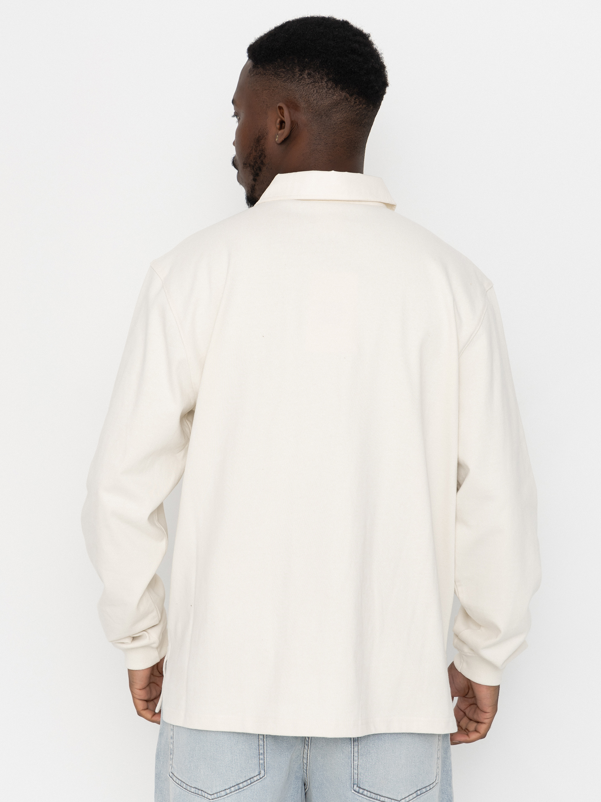 Longsleeve The North Face Red Box Rugby (white dune)