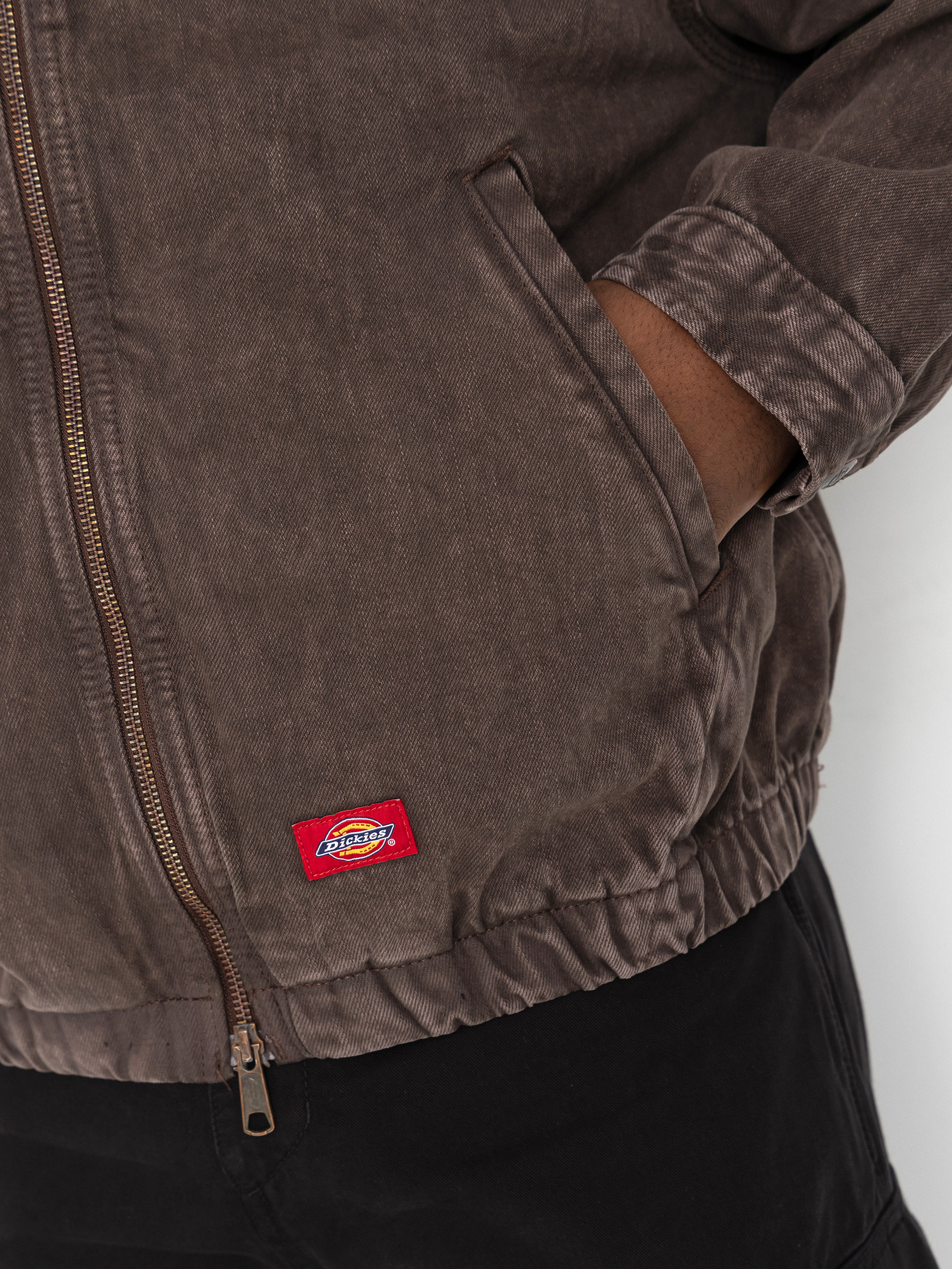 Geacă Dickies Edgewood Unlined Denim (dark brown)