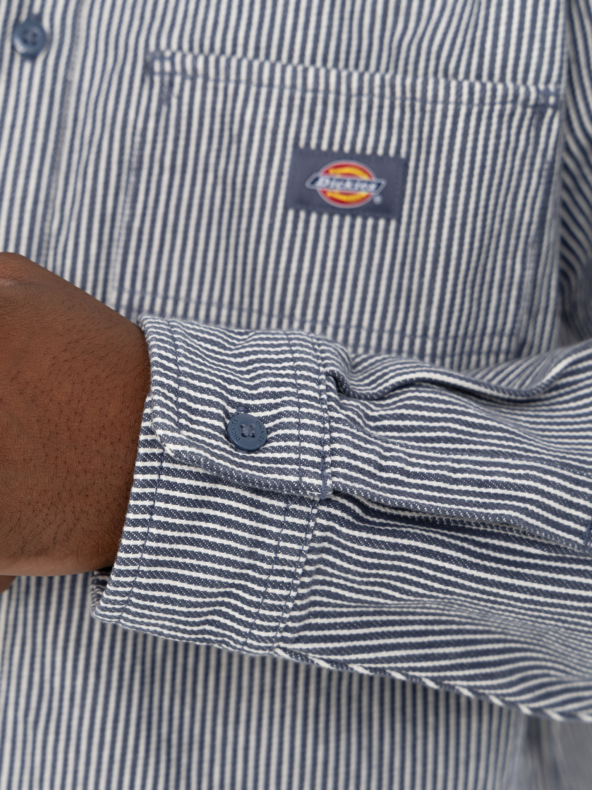 Cămașă Dickies 247 Garment Dyed Work (retro indigo)