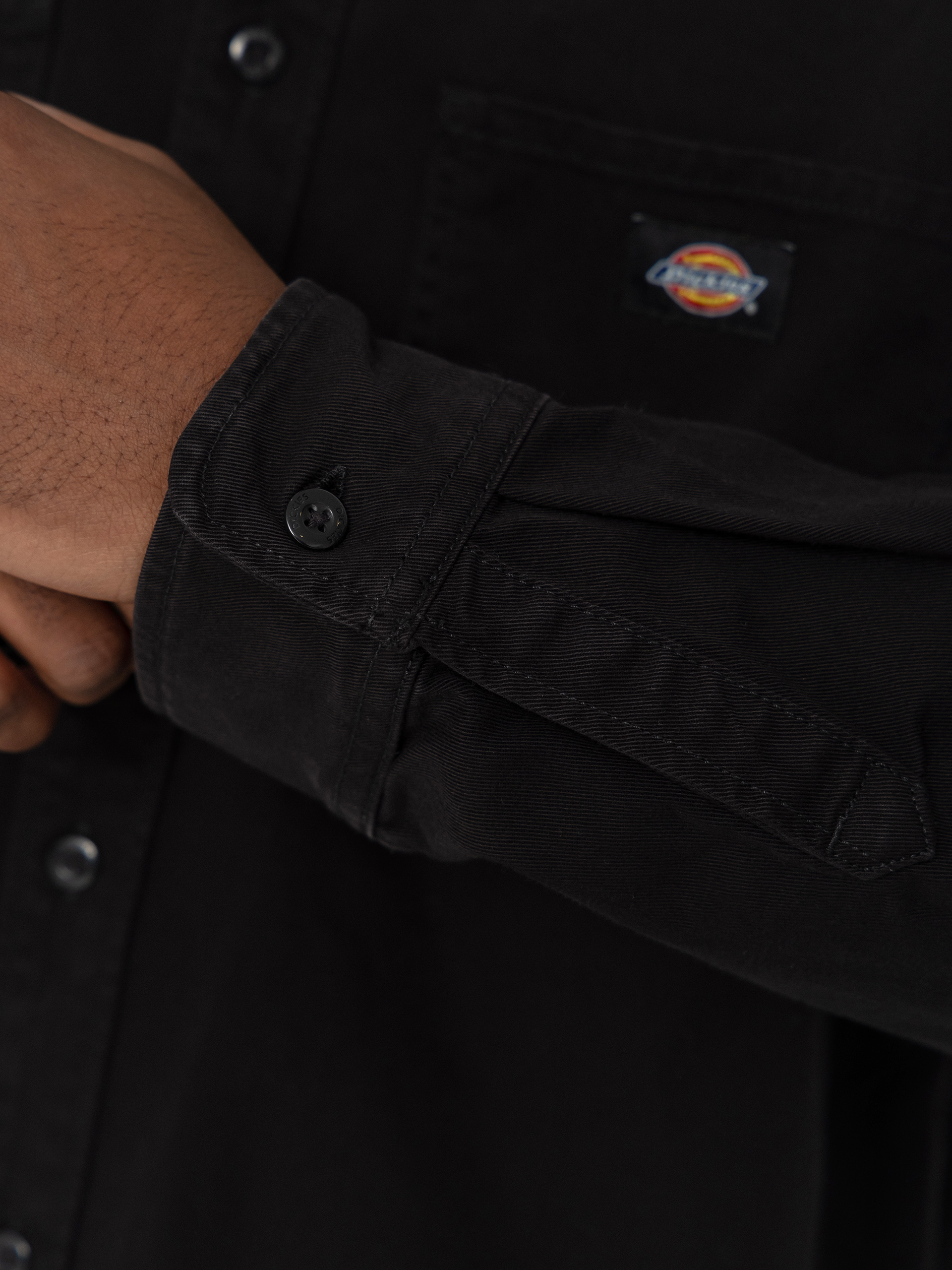 Cămașă Dickies 247 Garment Dyed Work (black)