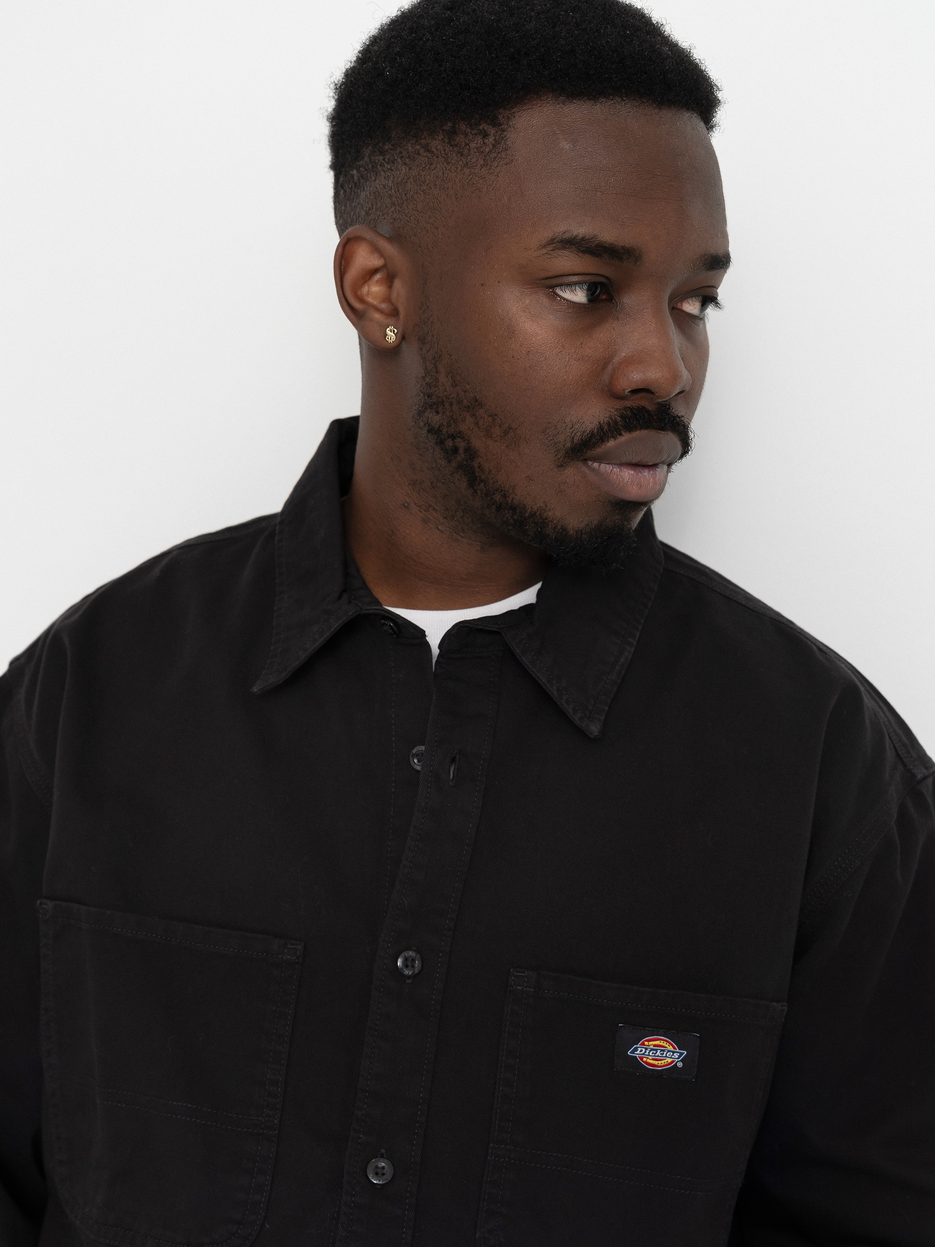 Cămașă Dickies 247 Garment Dyed Work (black)