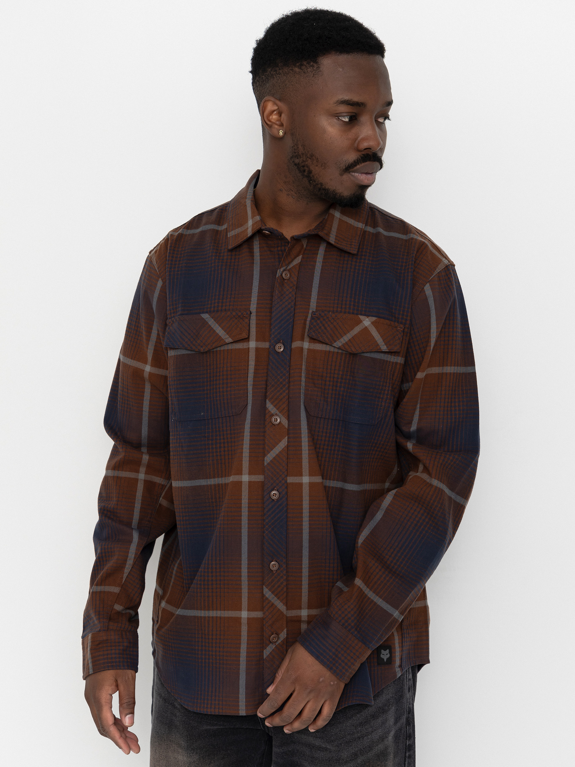 Cămașă Fox Survivalist Fire Flannel (dark brown)