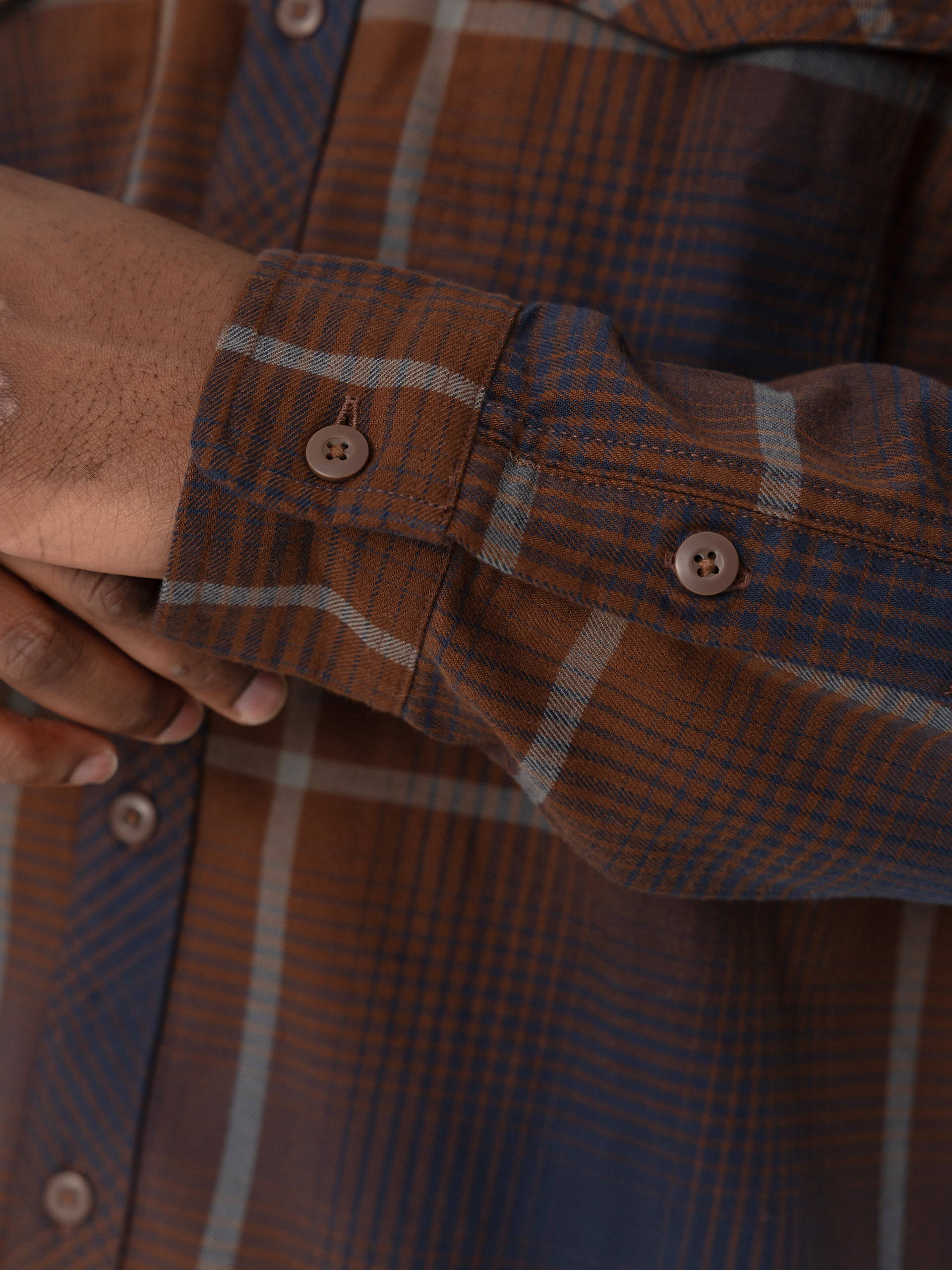 Cămașă Fox Survivalist Fire Flannel (dark brown)