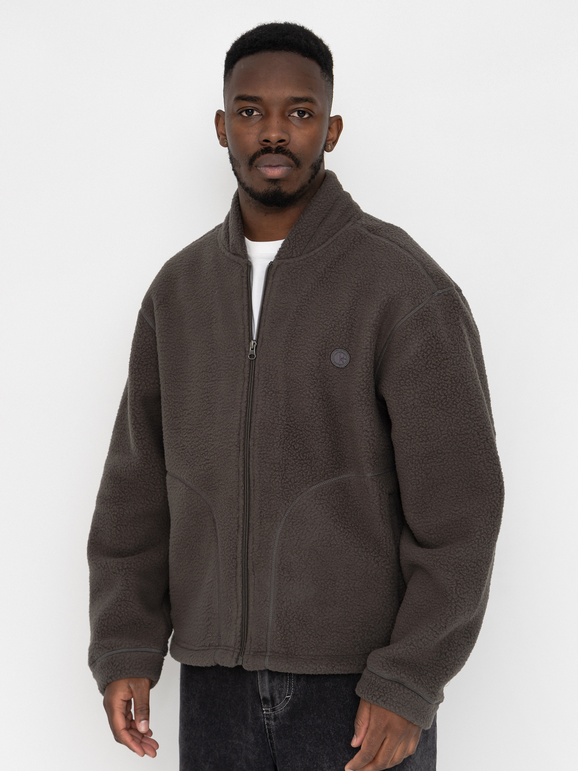 Geacu0103 Polar Skate Roman Fleece (dirty black)