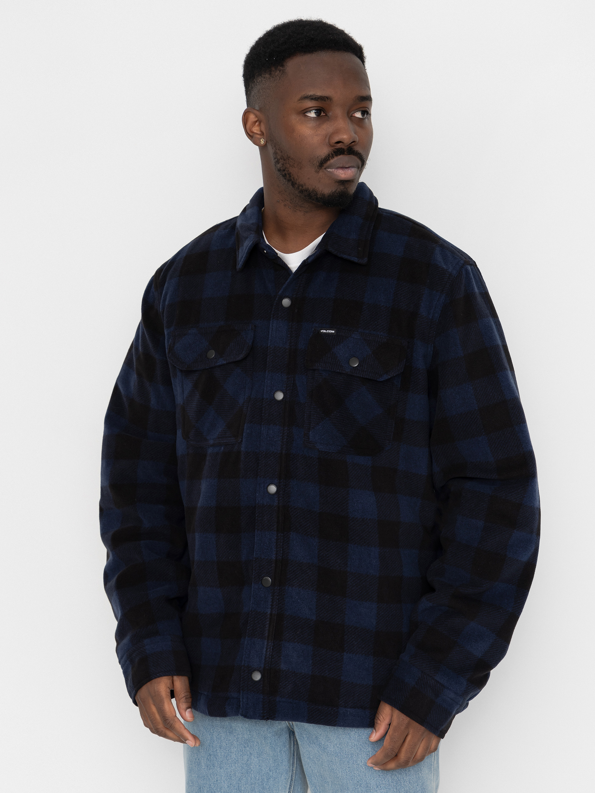 Hanorac cu glugu0103 Volcom Bowered II HD (marine)
