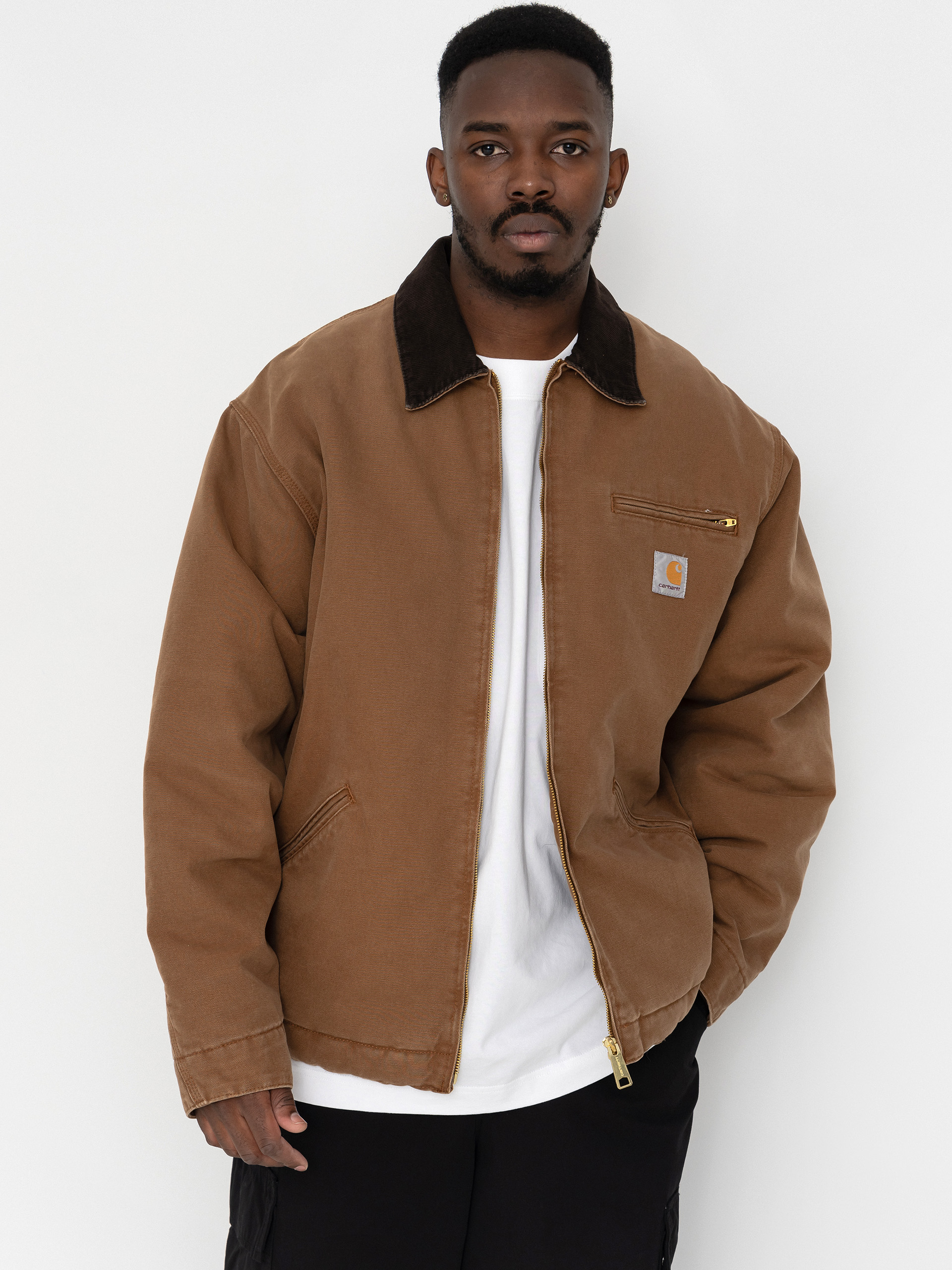 Geacu0103 Carhartt WIP OG Detroit (wip h brown/tobacco/stone canvas)