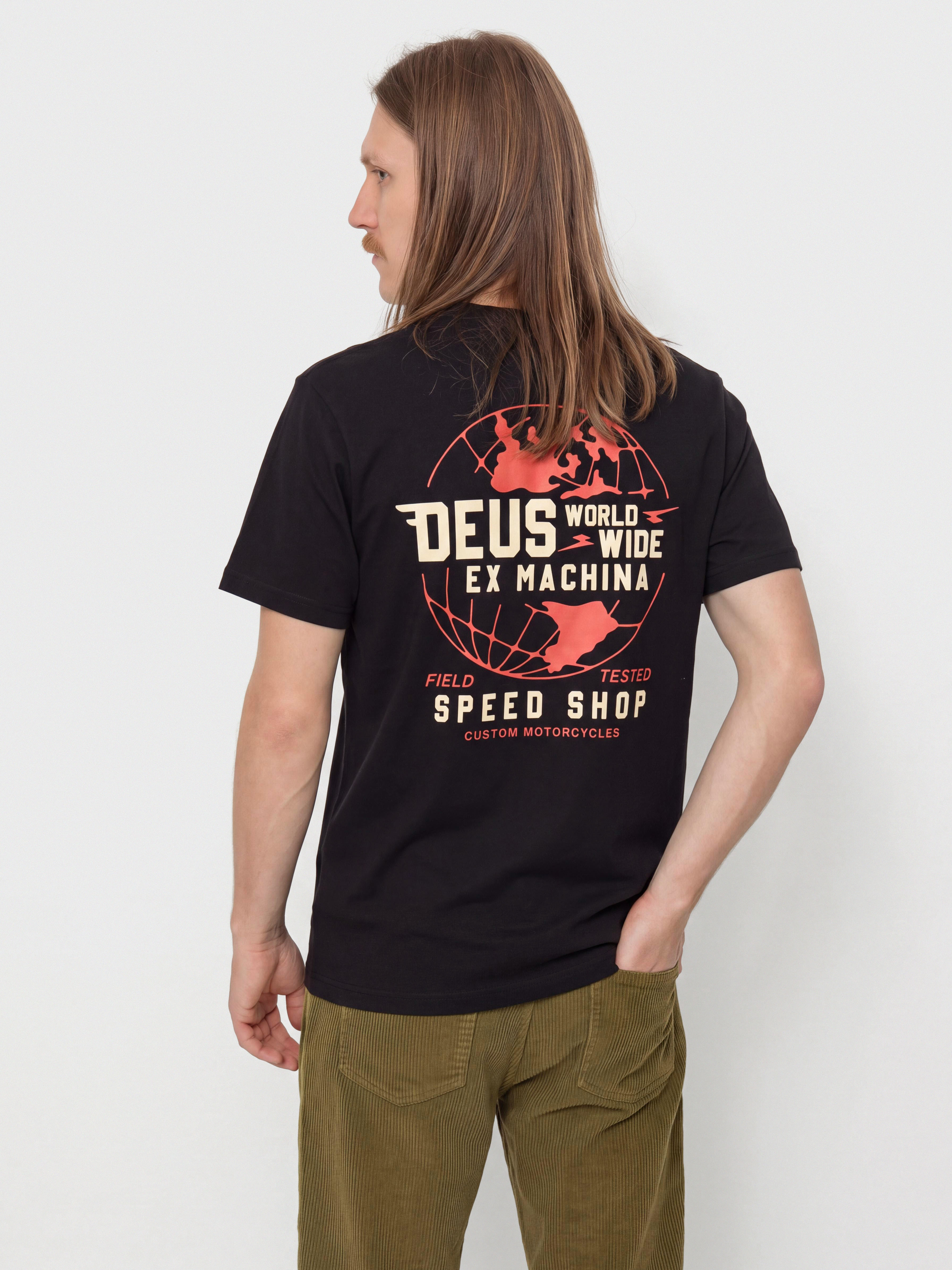Tricou Deus Ex Machina Global Spark (black)