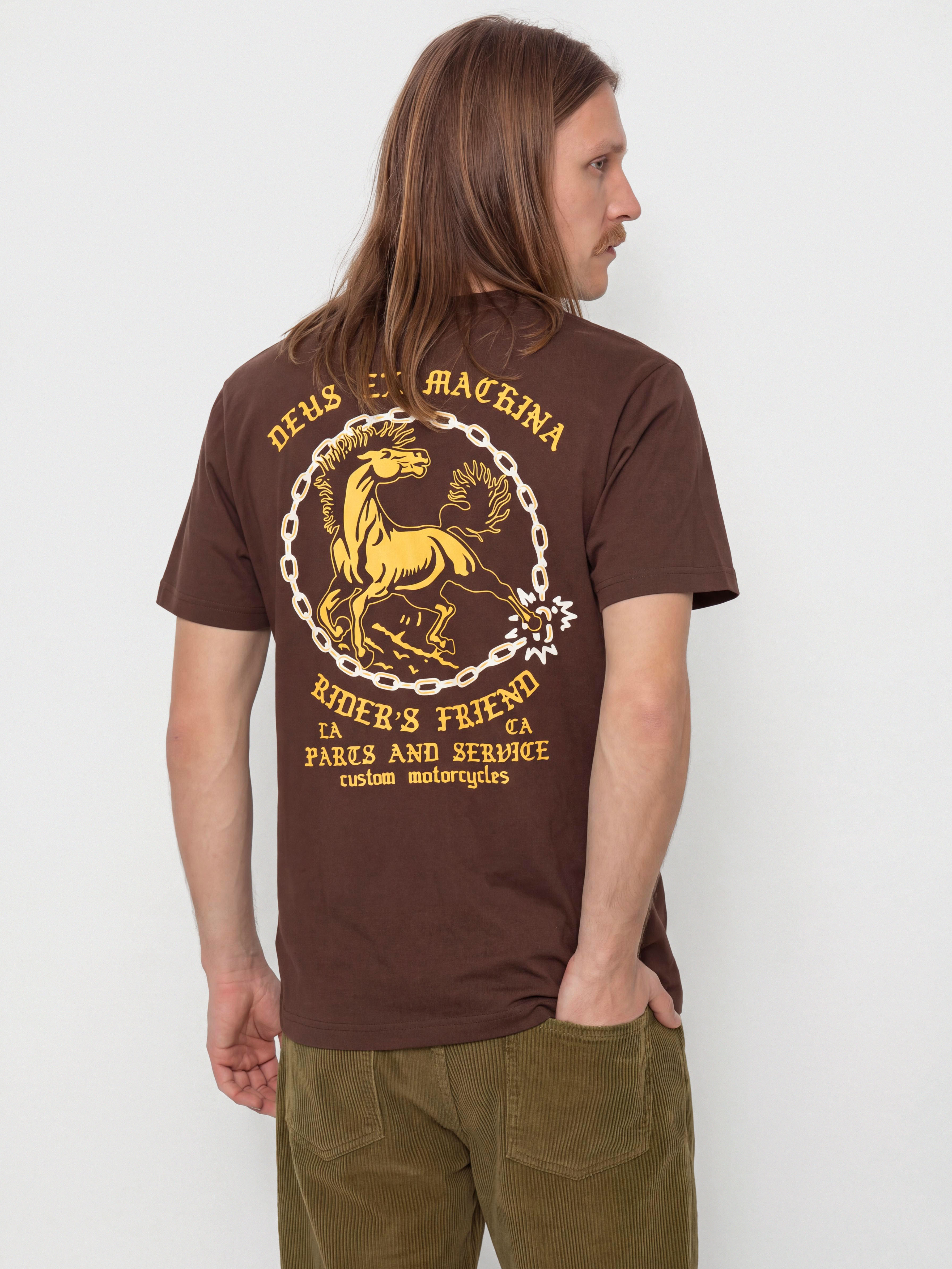 Tricou Deus Ex Machina Unchained (brown)
