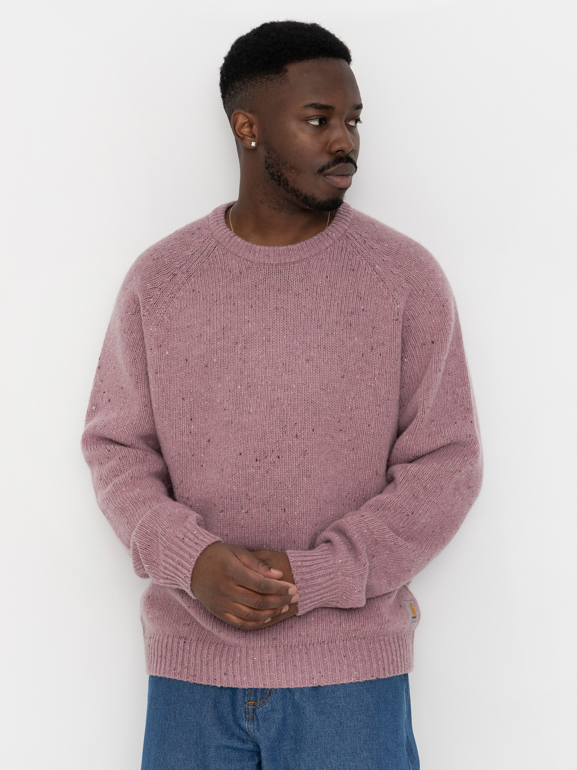 Pulover Carhartt WIP Anglistic (speckled hortensia)