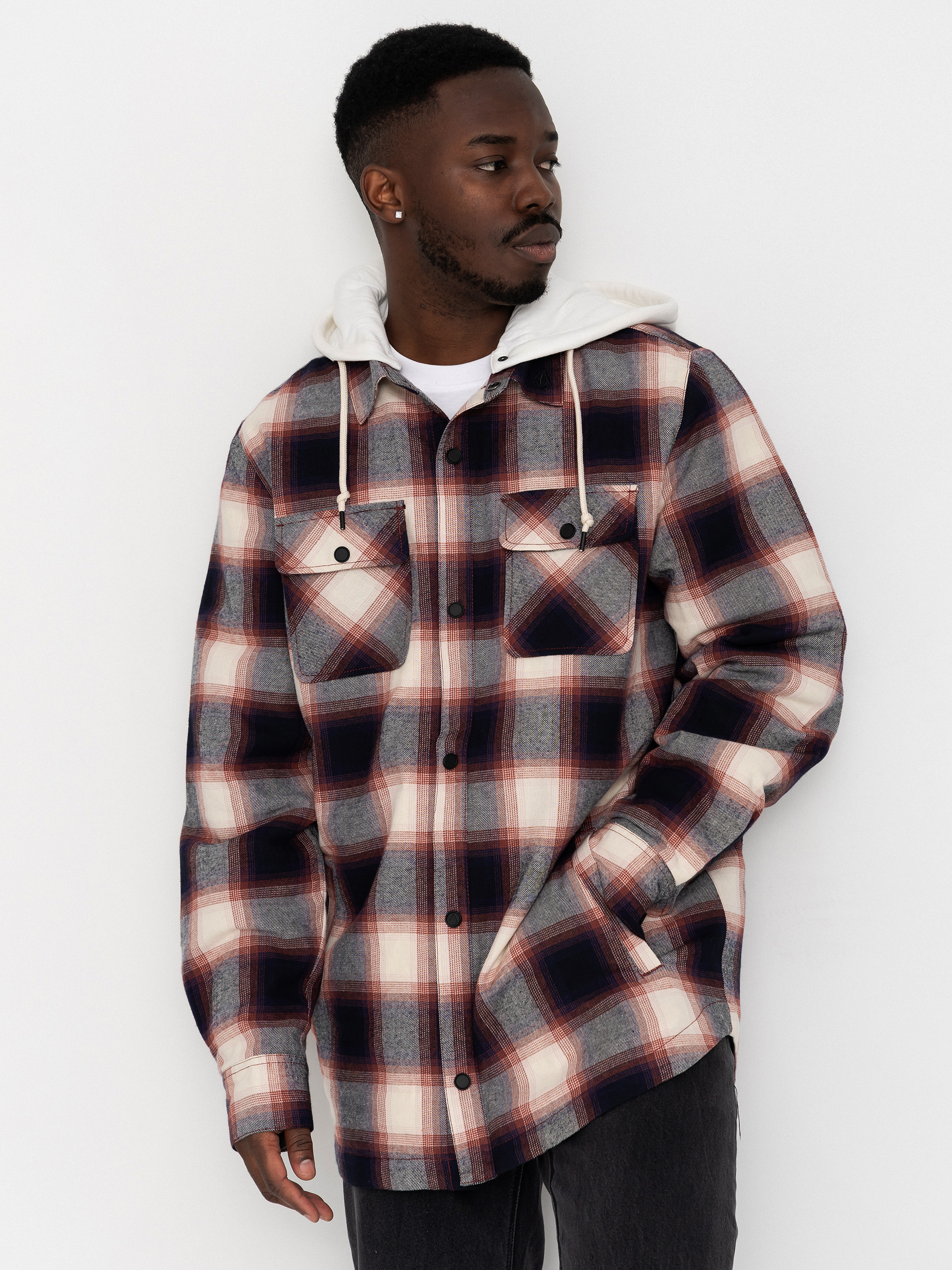 Geacă Volcom Enson Ins Riding Flannel (blue)