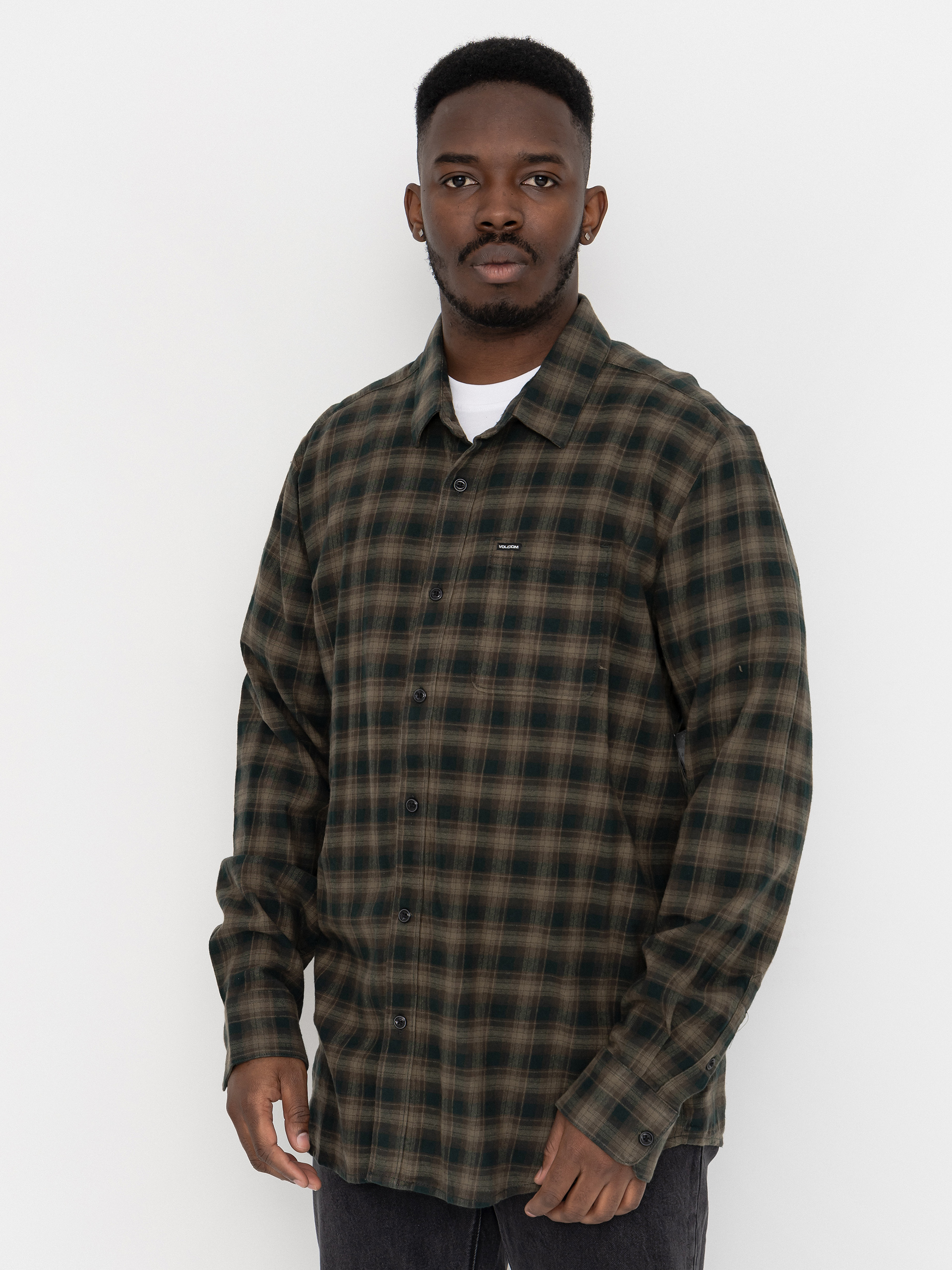 Cămașă Volcom Caden Plaid Ls (wintermoss)