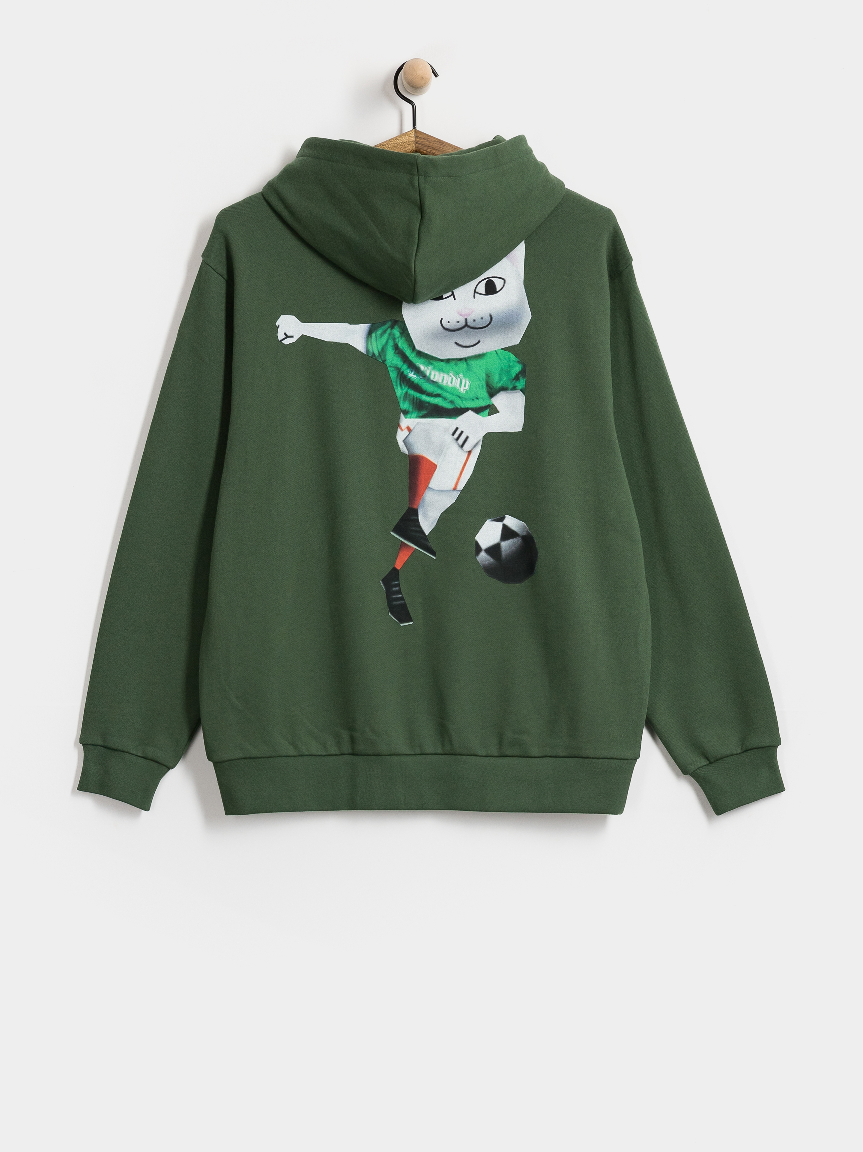 Hanorac cu glugă RipNDip Rnd Sports HD (dark forest)