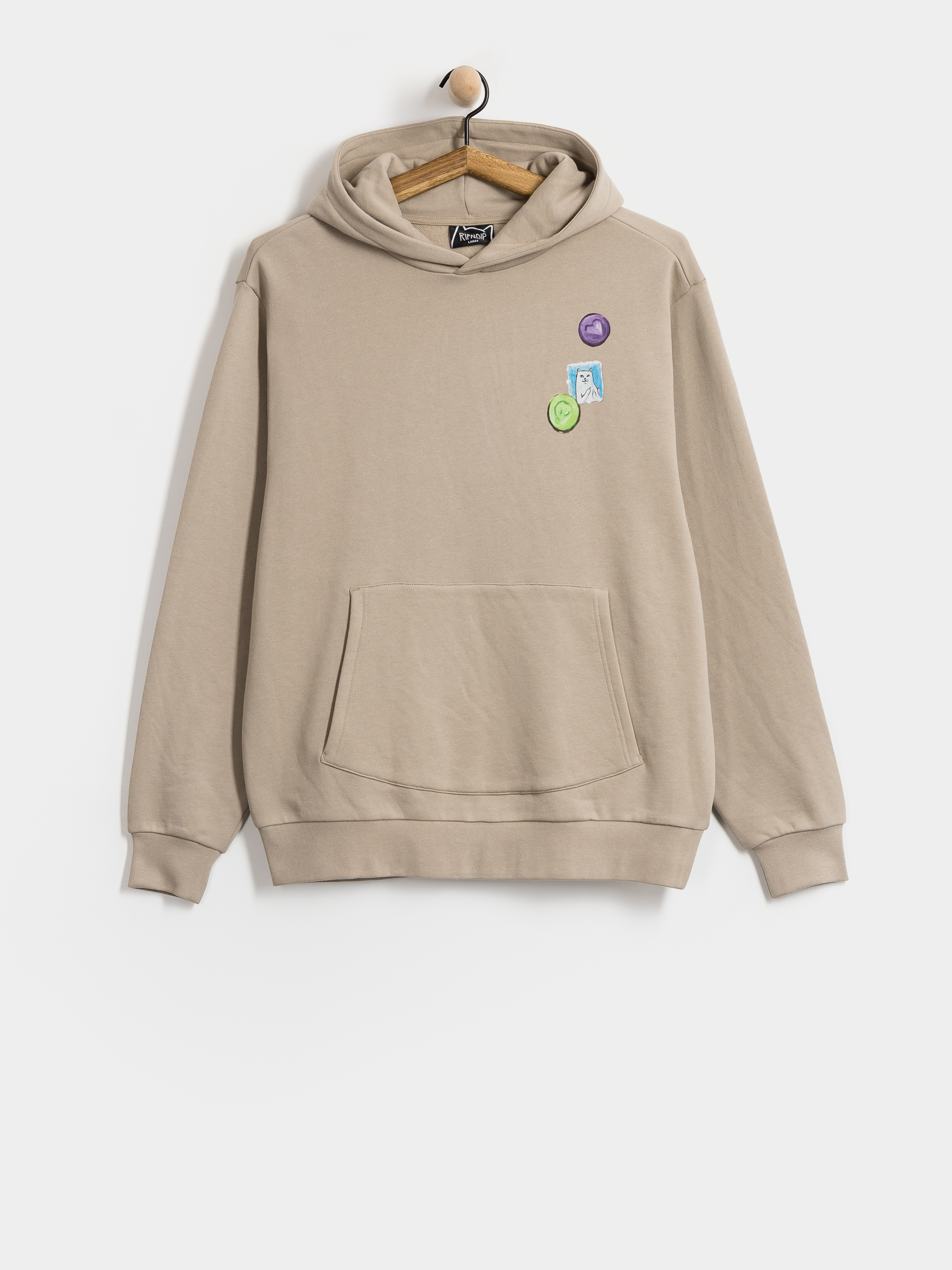 Hanorac cu glugă RipNDip Vitamins HD (sand)