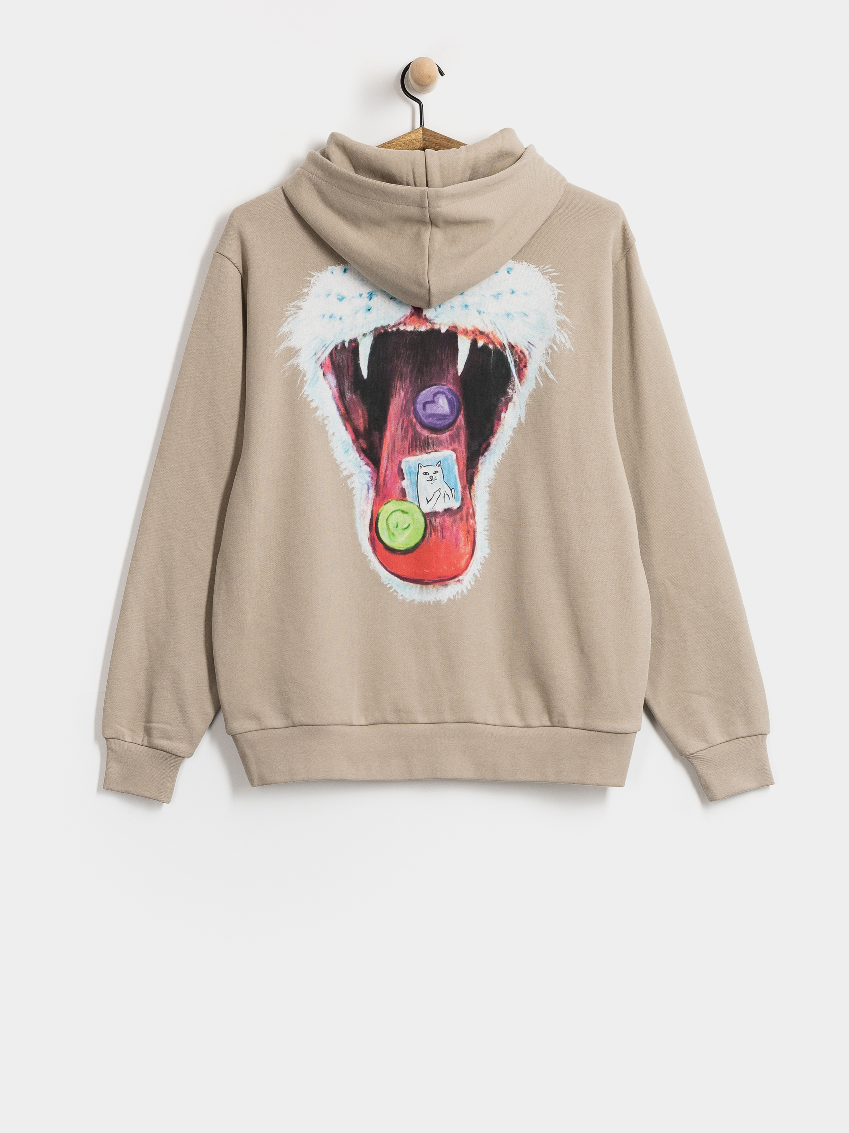 Hanorac cu glugă RipNDip Vitamins HD (sand)