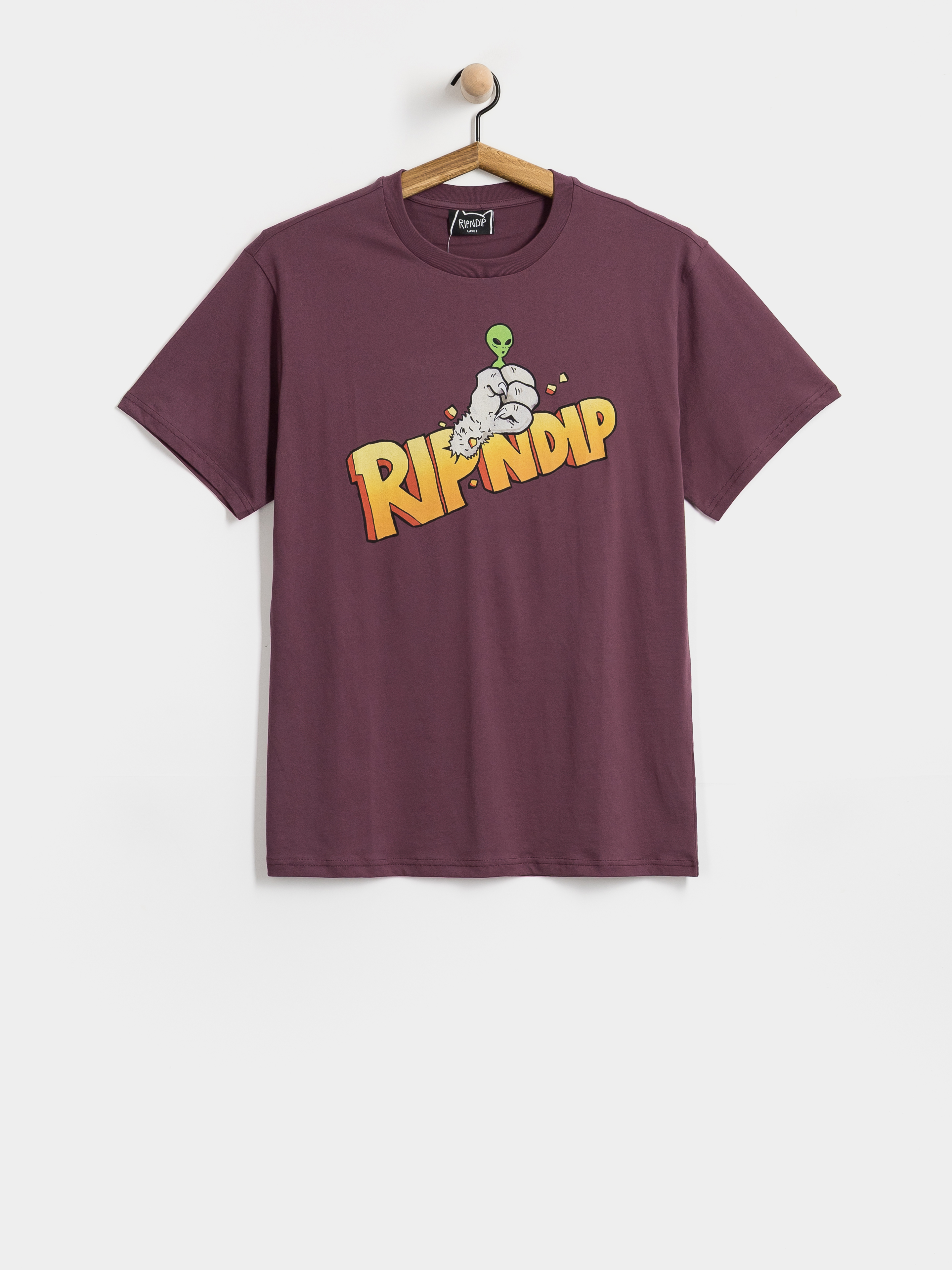 Tricou RipNDip Stronger (dark plum)