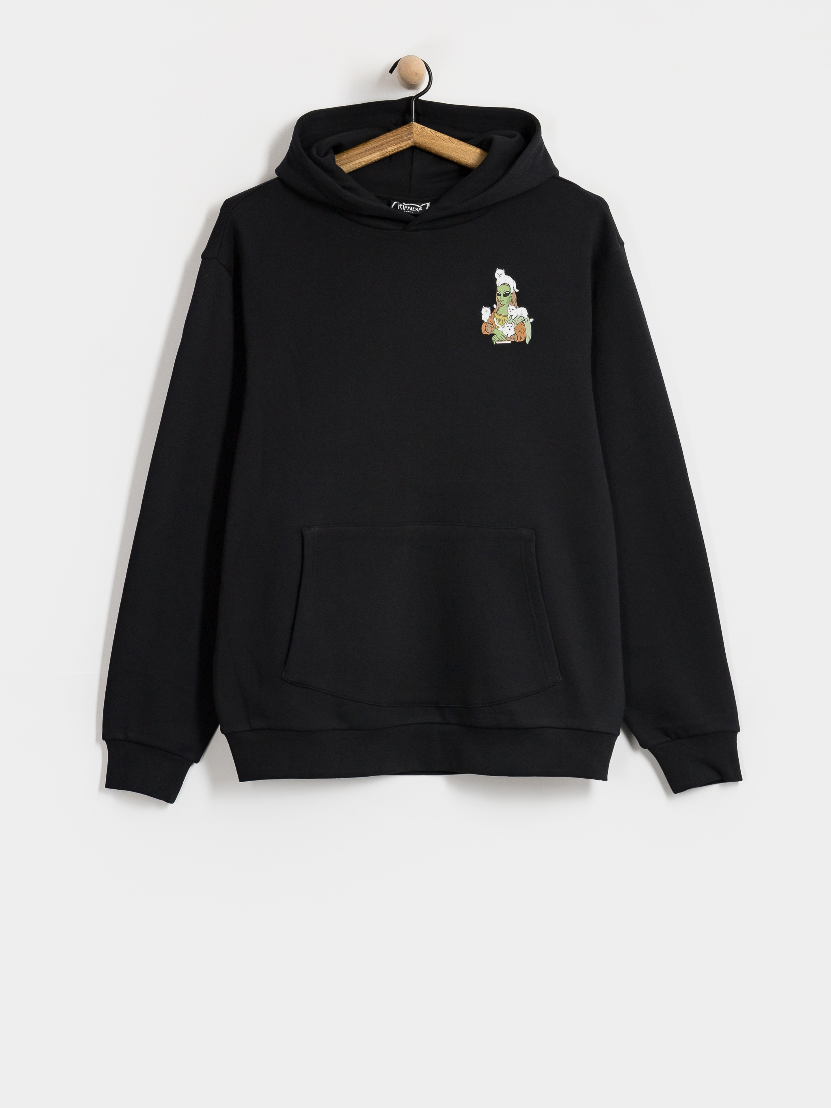 Hanorac cu glugă RipNDip Here All Along HD (black)