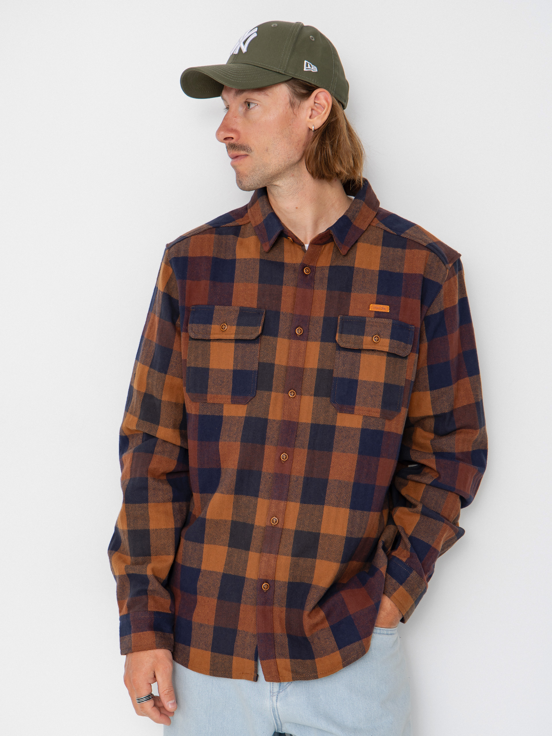 Cămașă Iriedaily Lumber Fella (navy)