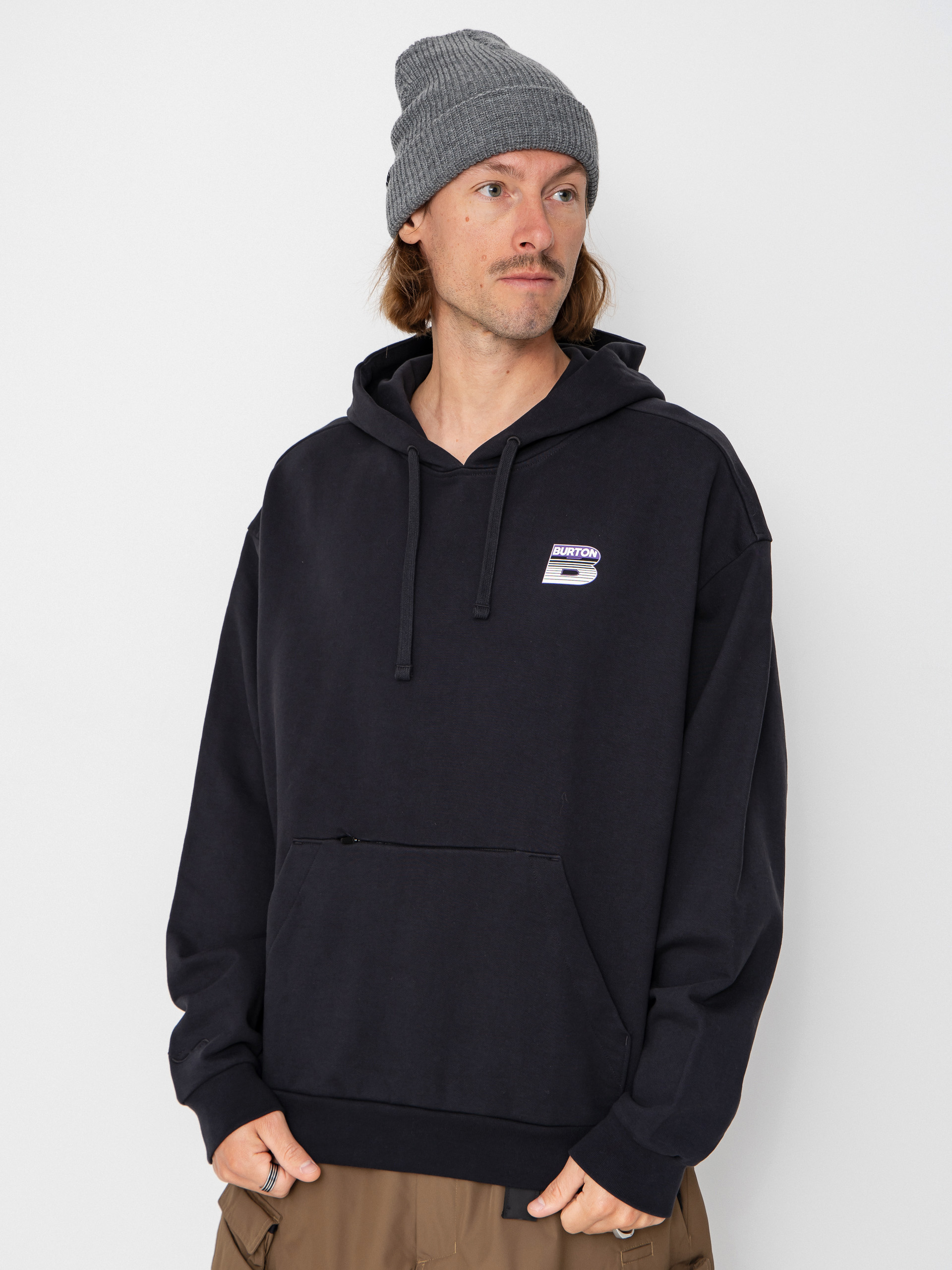 Hanorac cu glugu0103 Burton X Zeb Standard HD (true black)