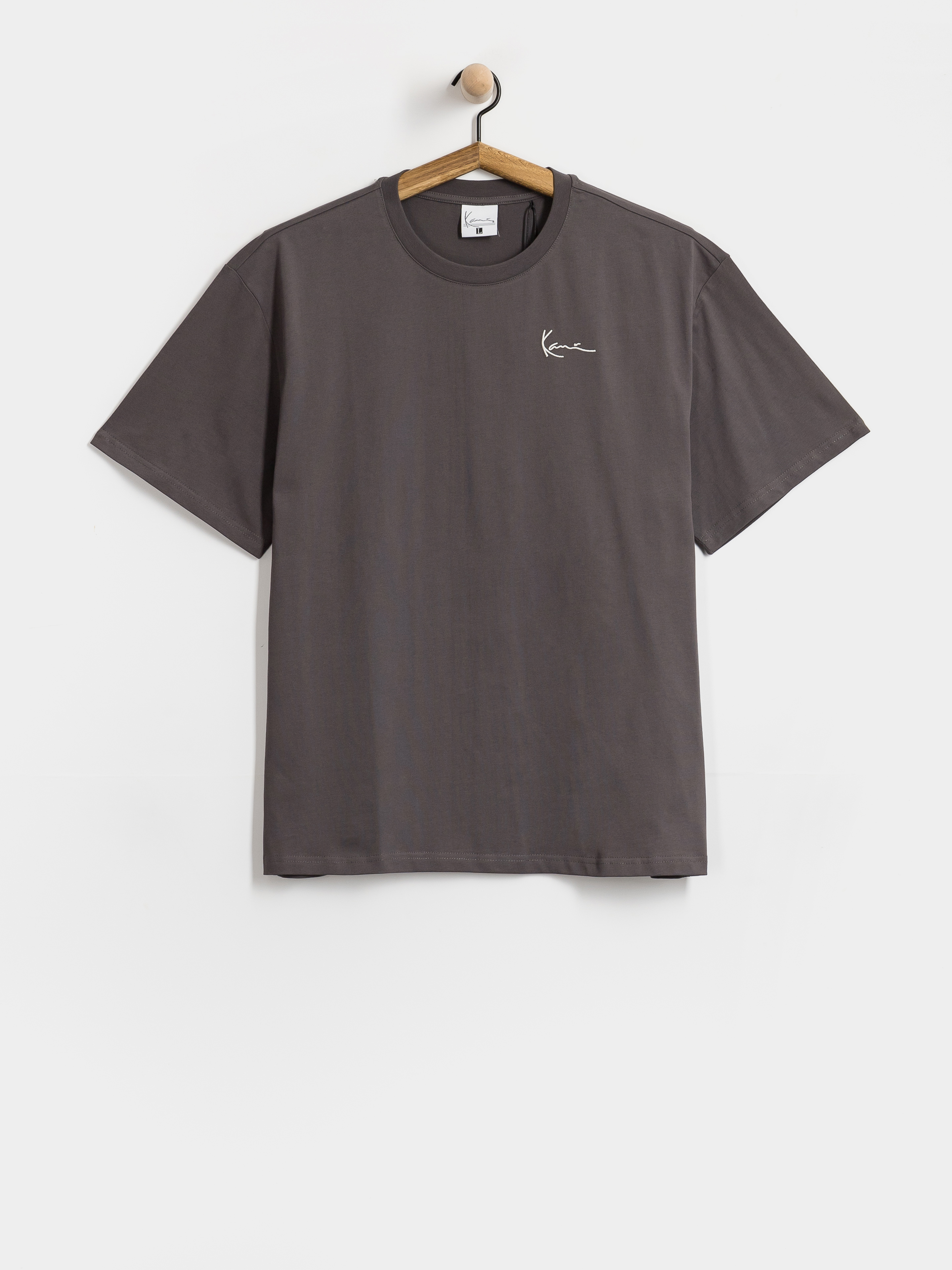 Tricou Karl Kani Signature Hoop Oversized (dark grey)