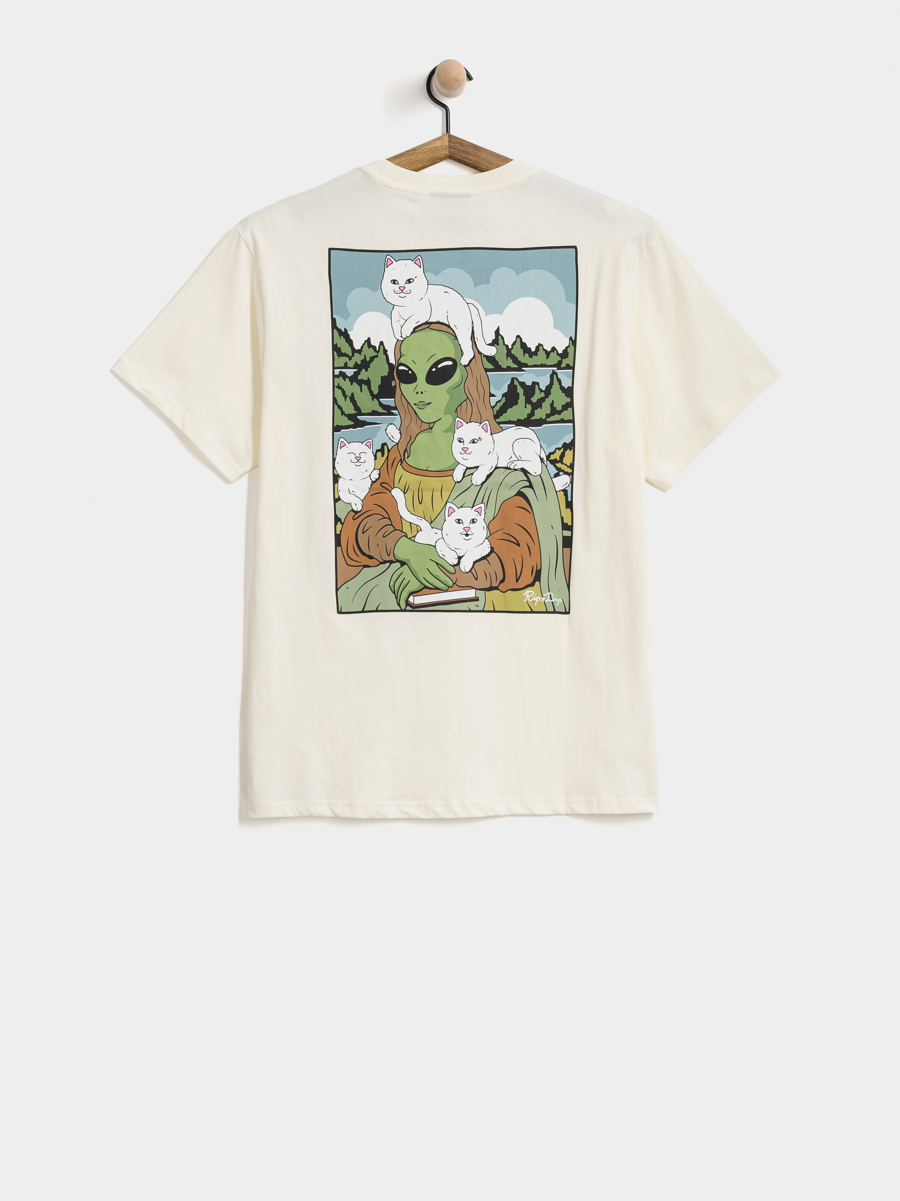 Tricou RipNDip Here All Along (bone)