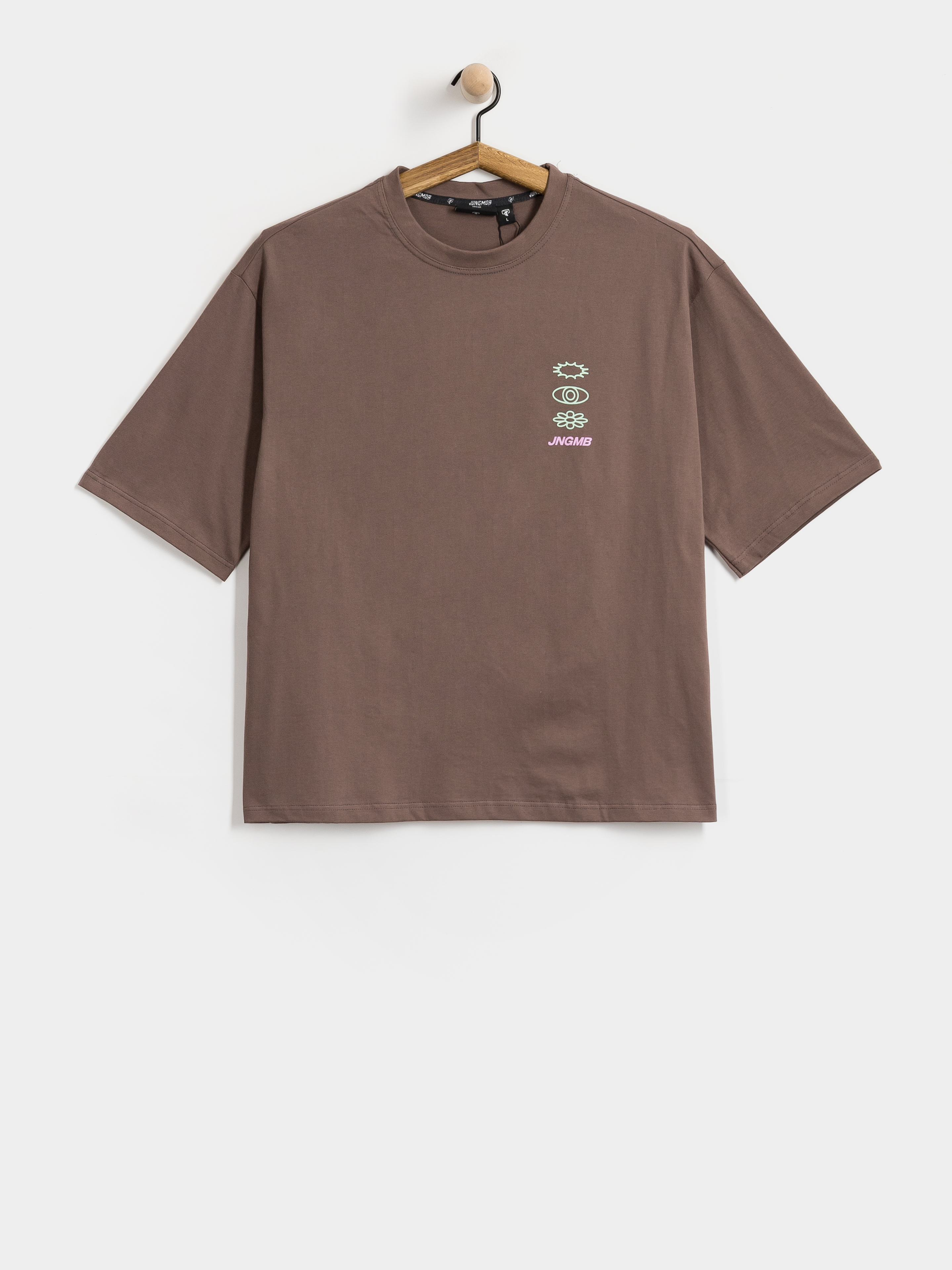 Tricou Jungmob Boxy Aftersurf (brown)