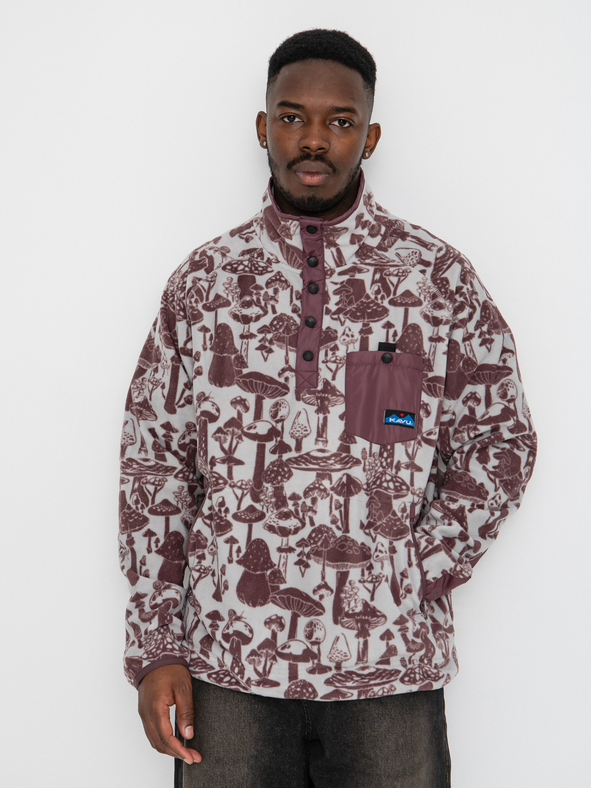 Hanorac din fleece Kavu Teannaway (lunar shroom)