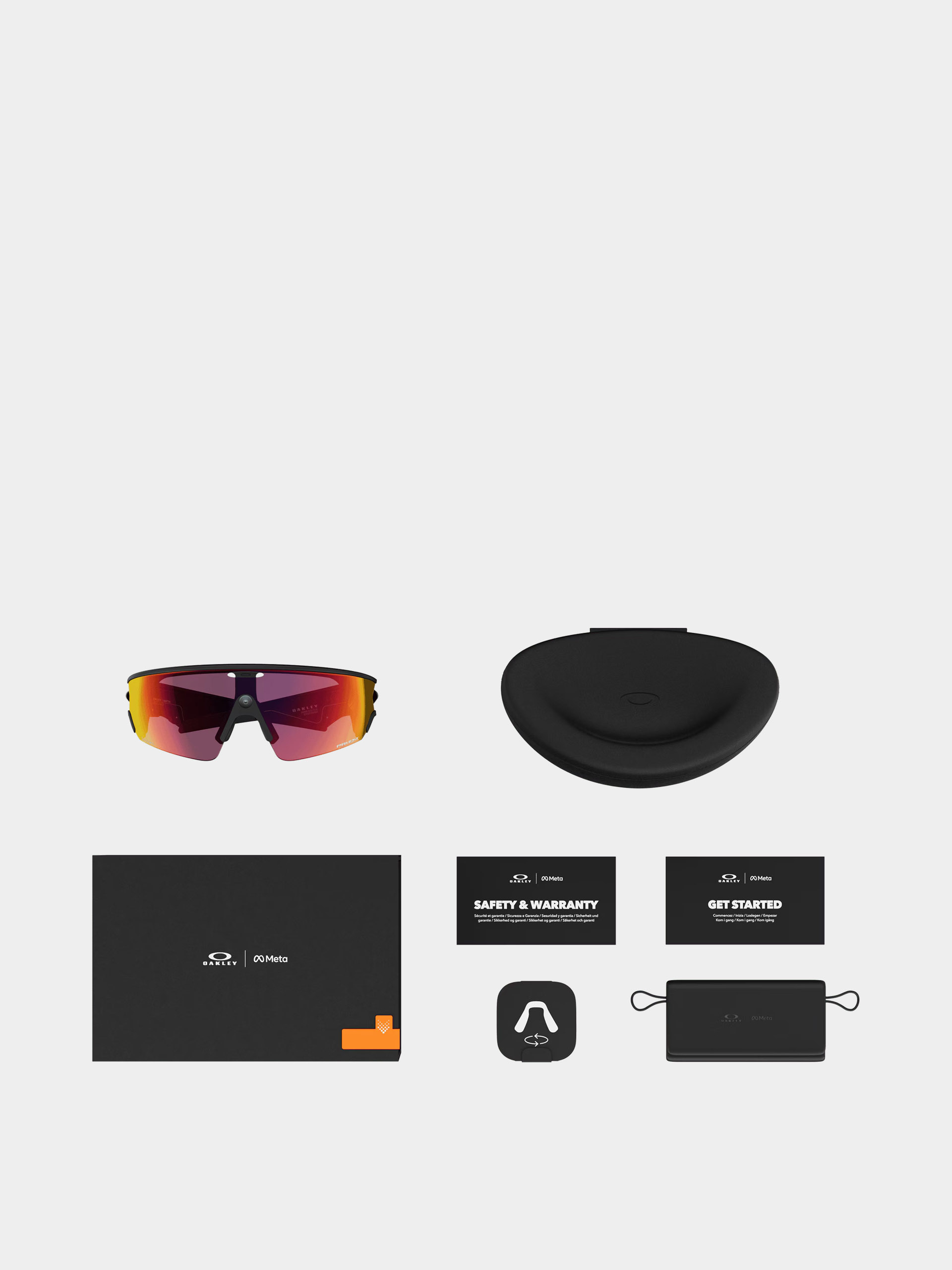 Ochelari de soare Oakley Meta AI Vanguard (black/prizm transitions ember)