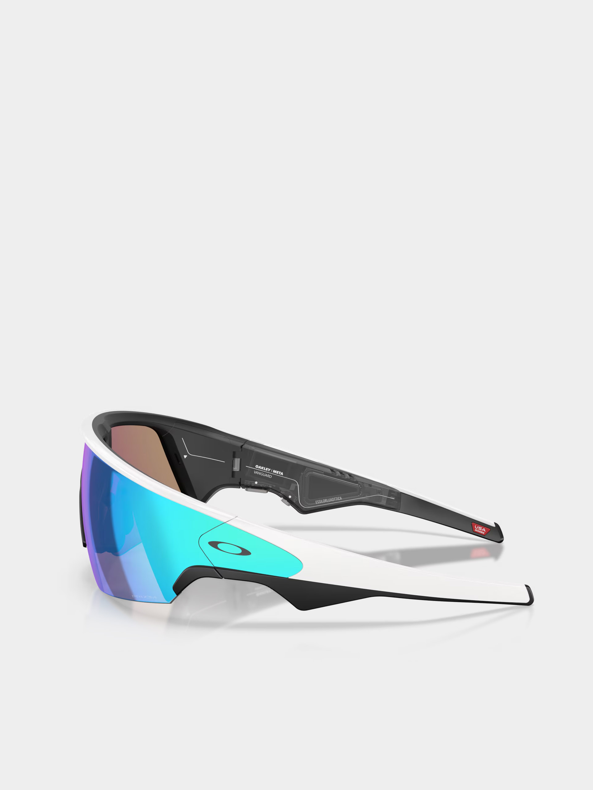 Ochelari de soare Oakley Meta AI Vanguard (white/prizm sapphire)