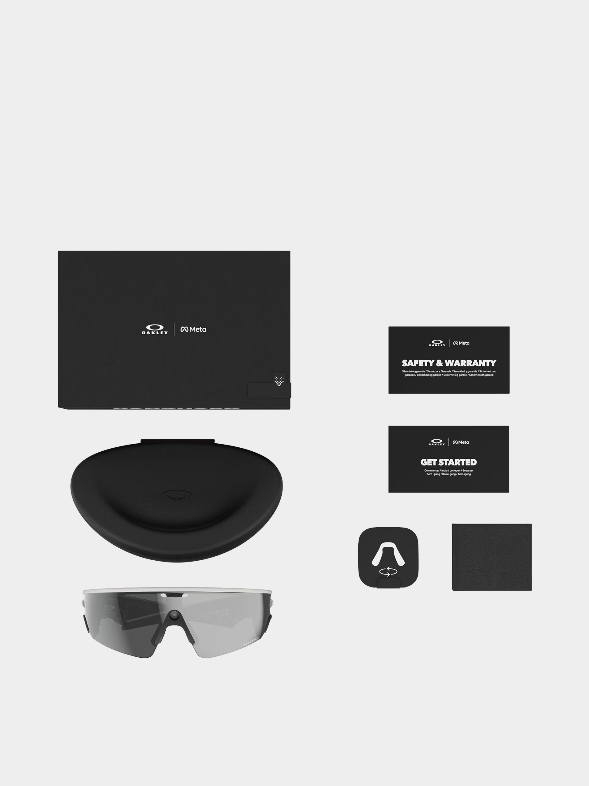 Ochelari de soare Oakley Meta AI Vanguard (white/prizm black)