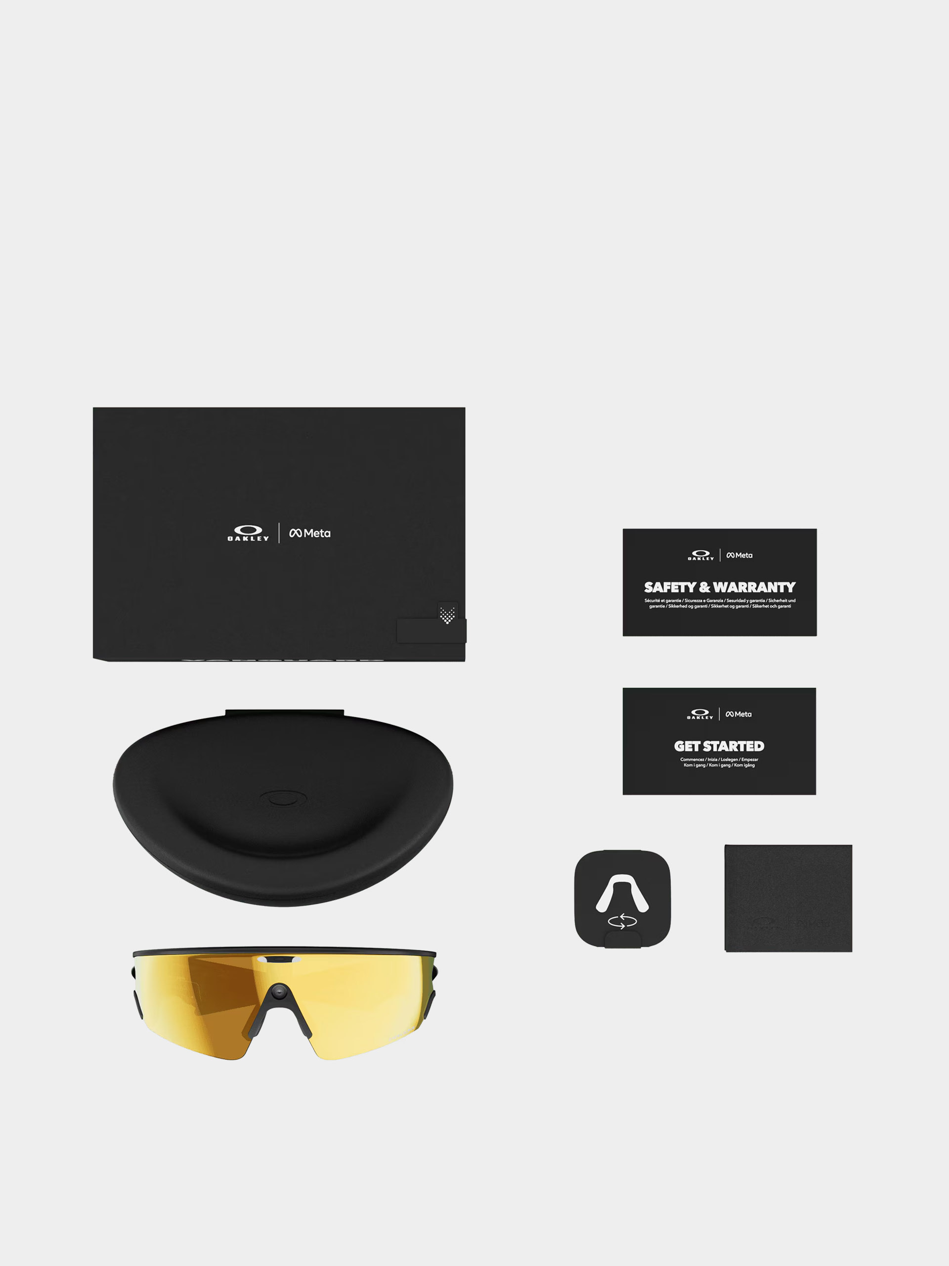 Ochelari de soare Oakley Meta AI Vanguard (black/prizm 24k)