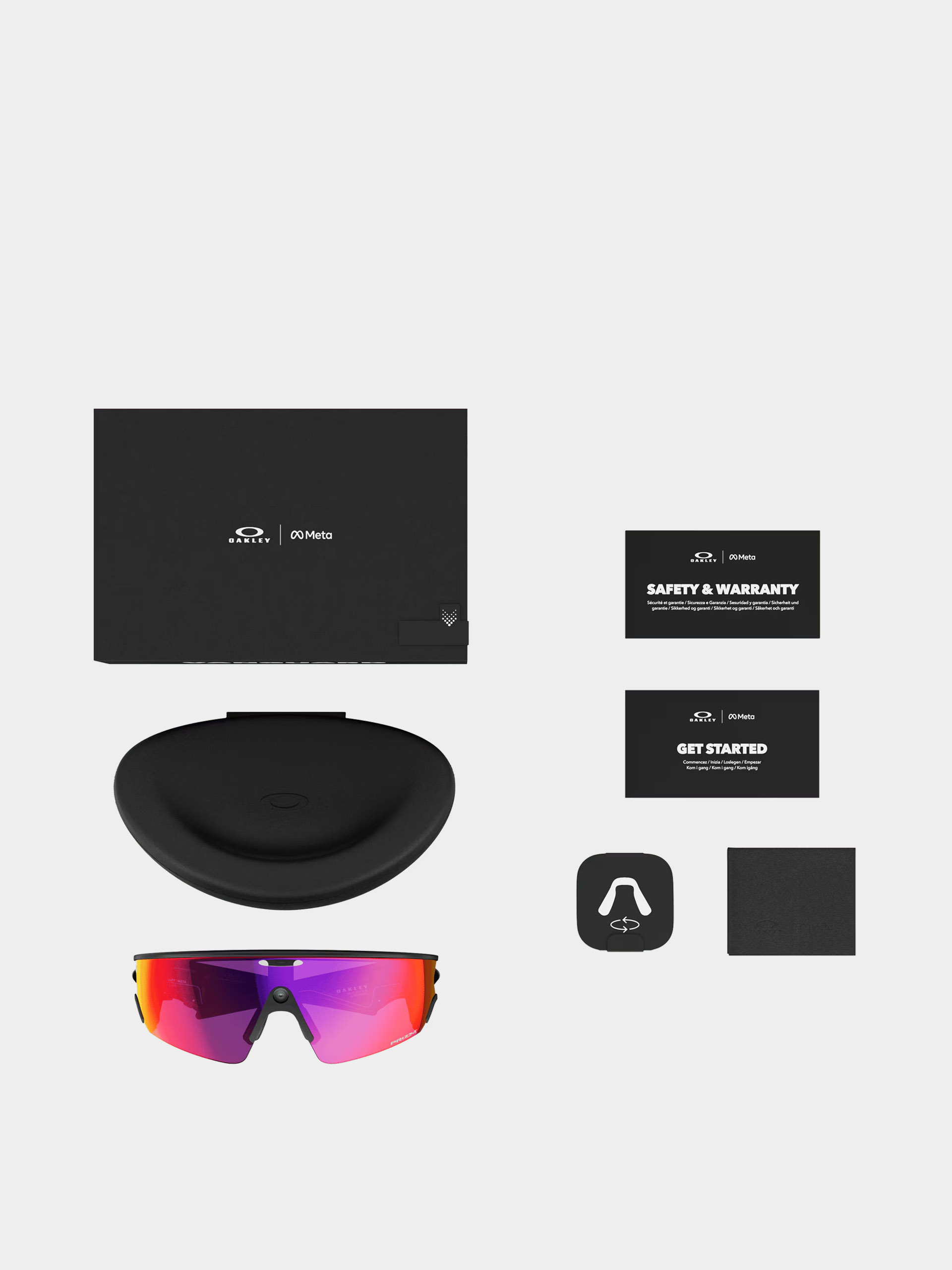 Ochelari de soare Oakley Meta AI Vanguard (black/prizm road)