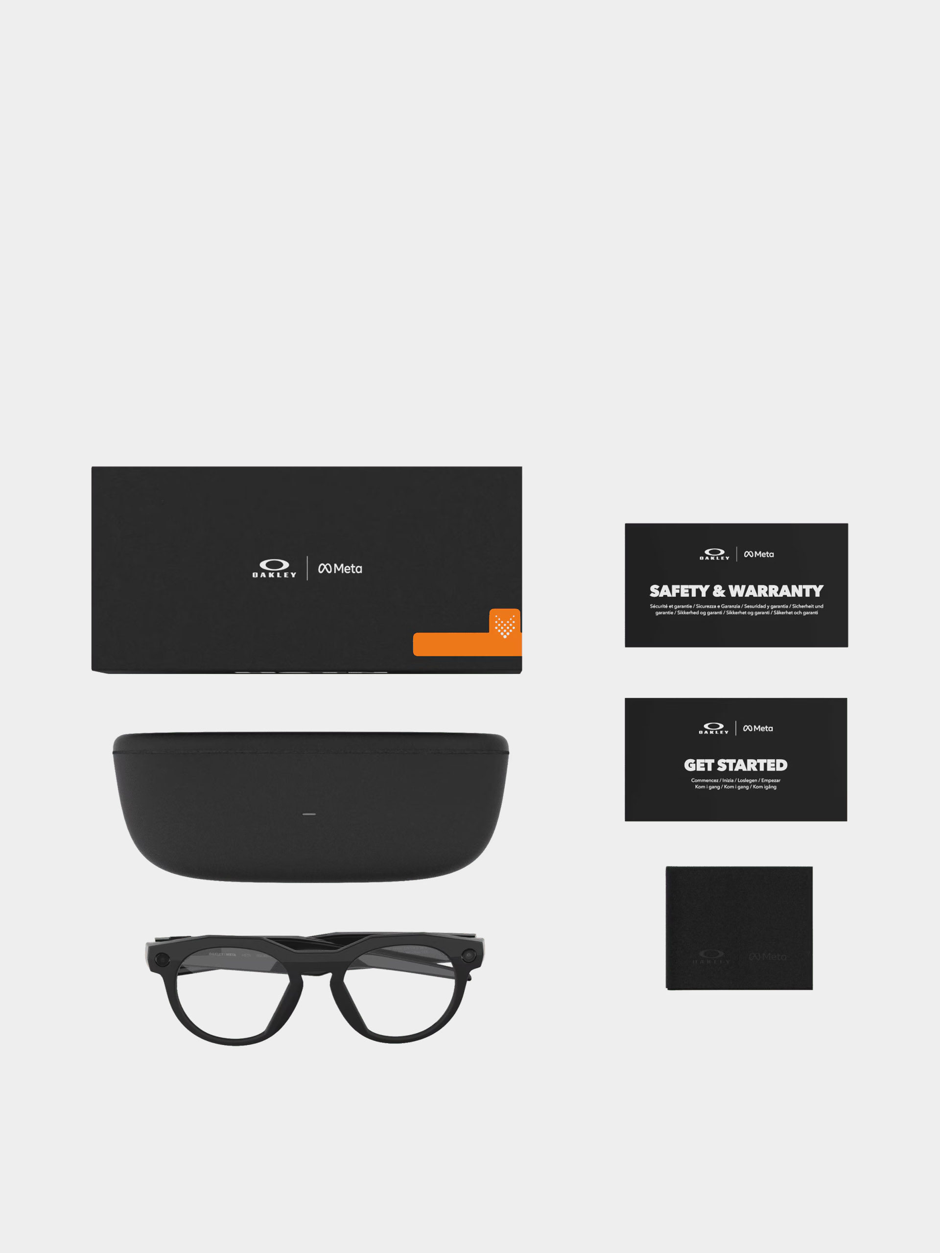 Ochelari de soare Oakley Meta AI HSTN (black/clear)