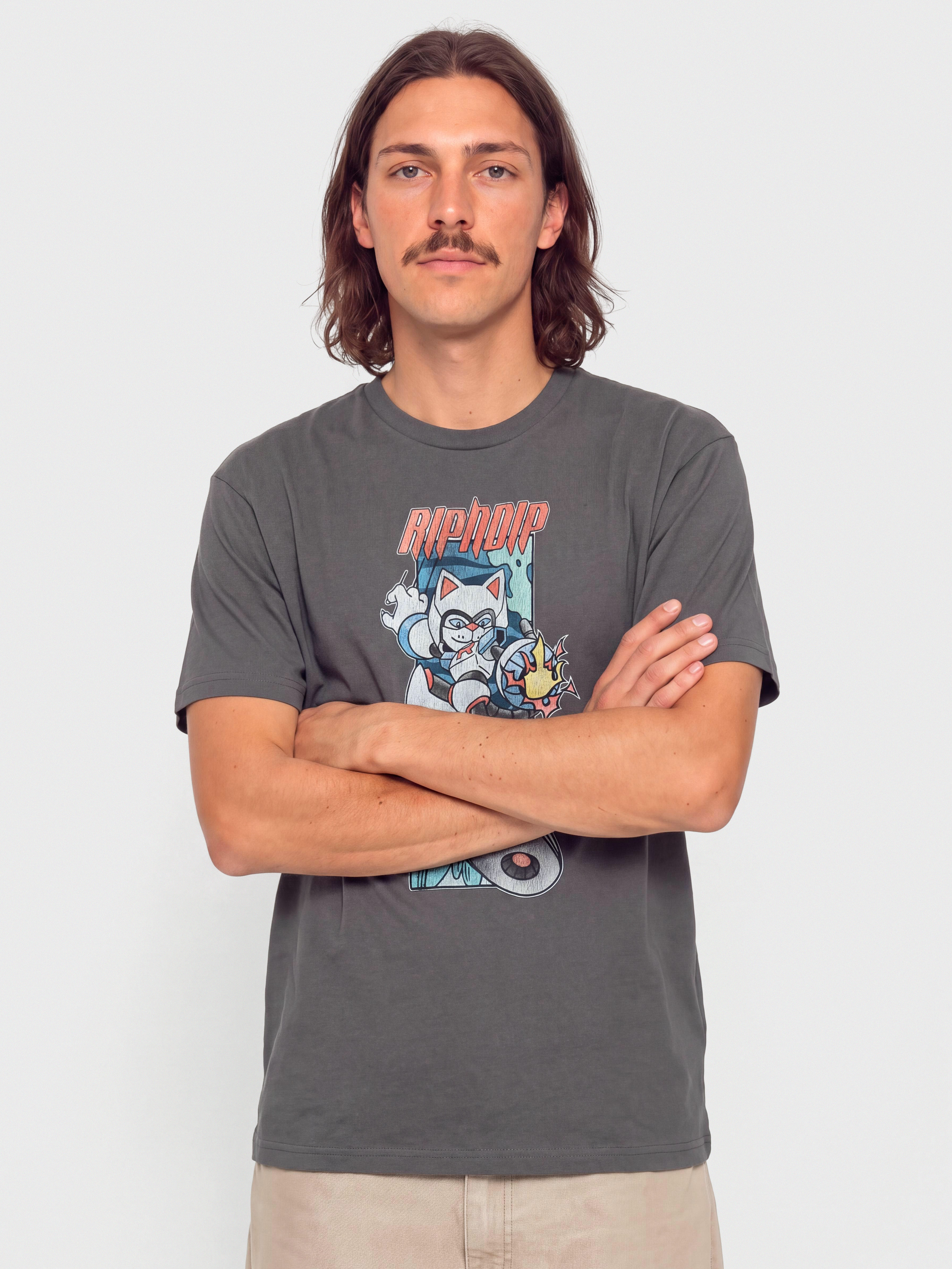 Tricou RipNDip Rokkunerm (charcoal)