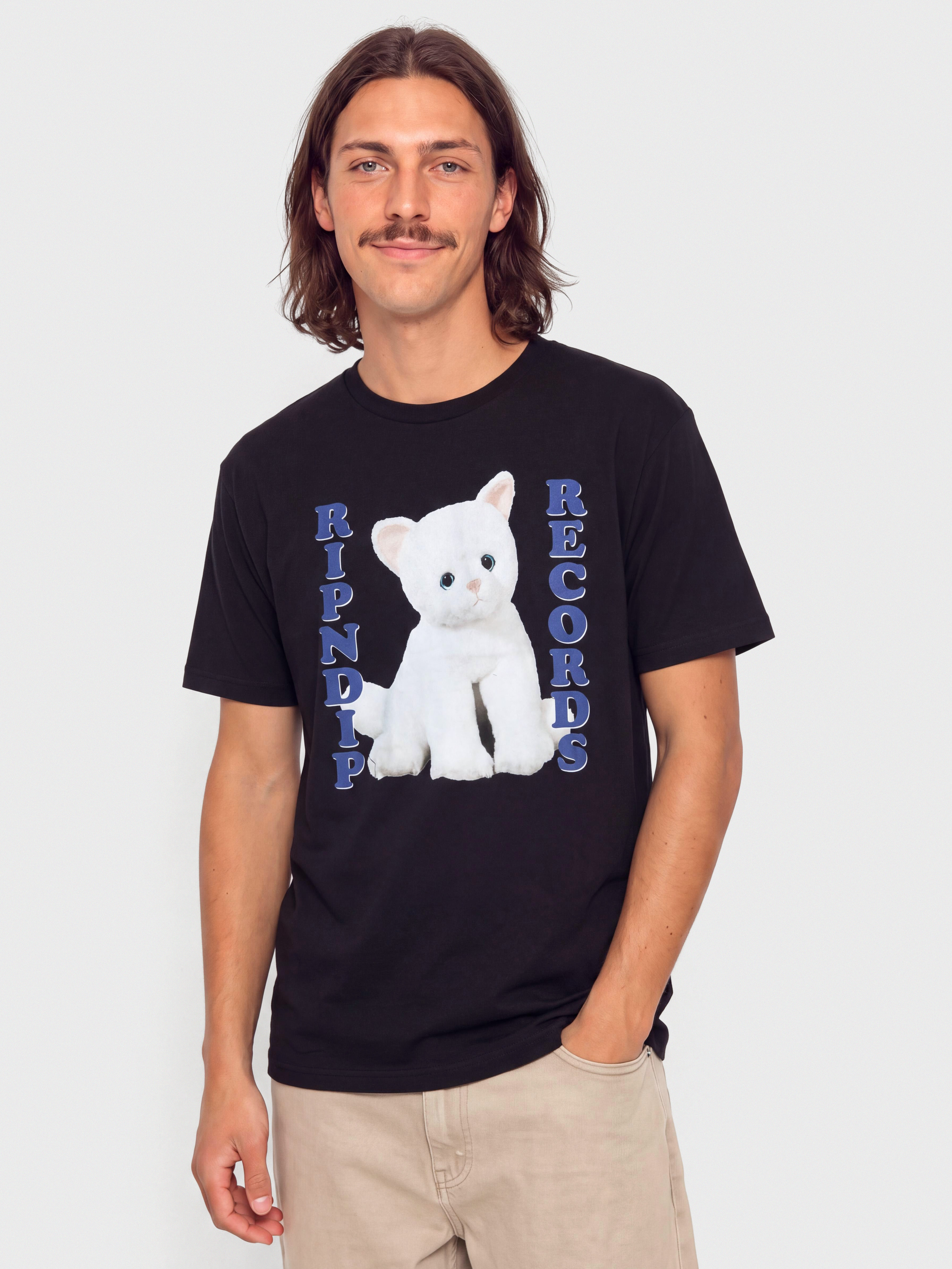 Tricou RipNDip Plush Records (black)