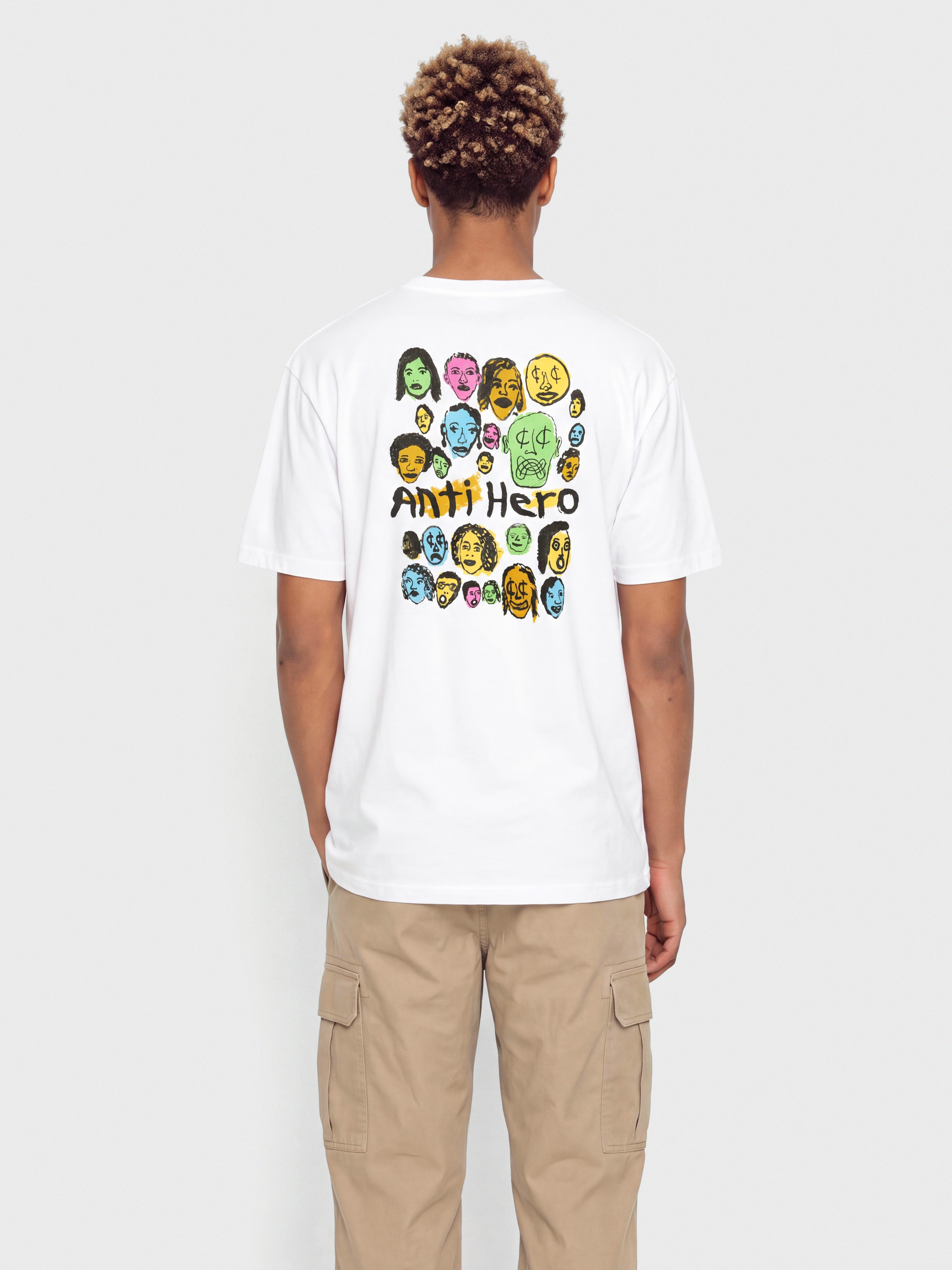 Tricou Antihero Expressions Bongo (white)